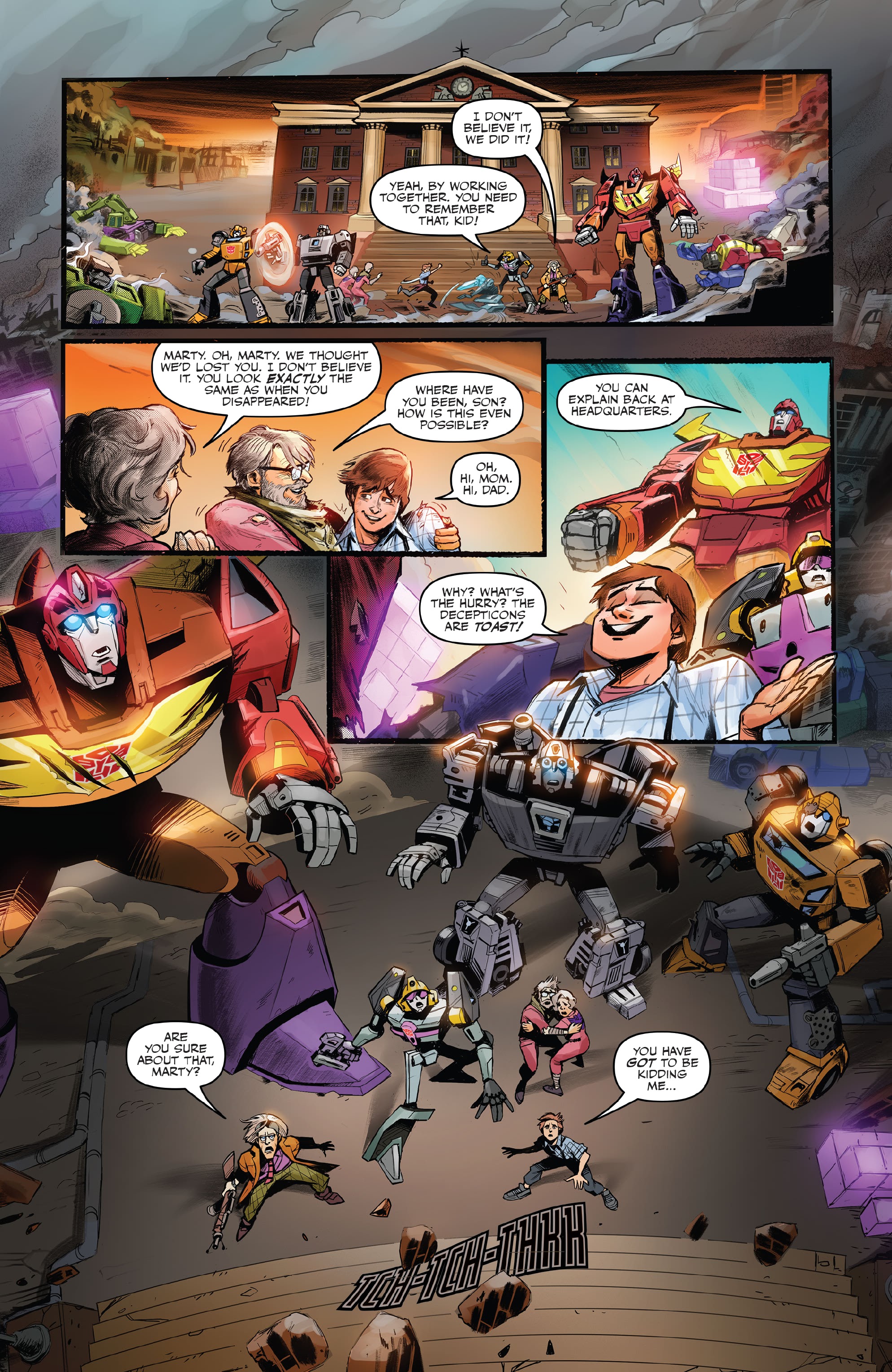 Read online Transformers: Back to the Future comic -  Issue #3 - 23
