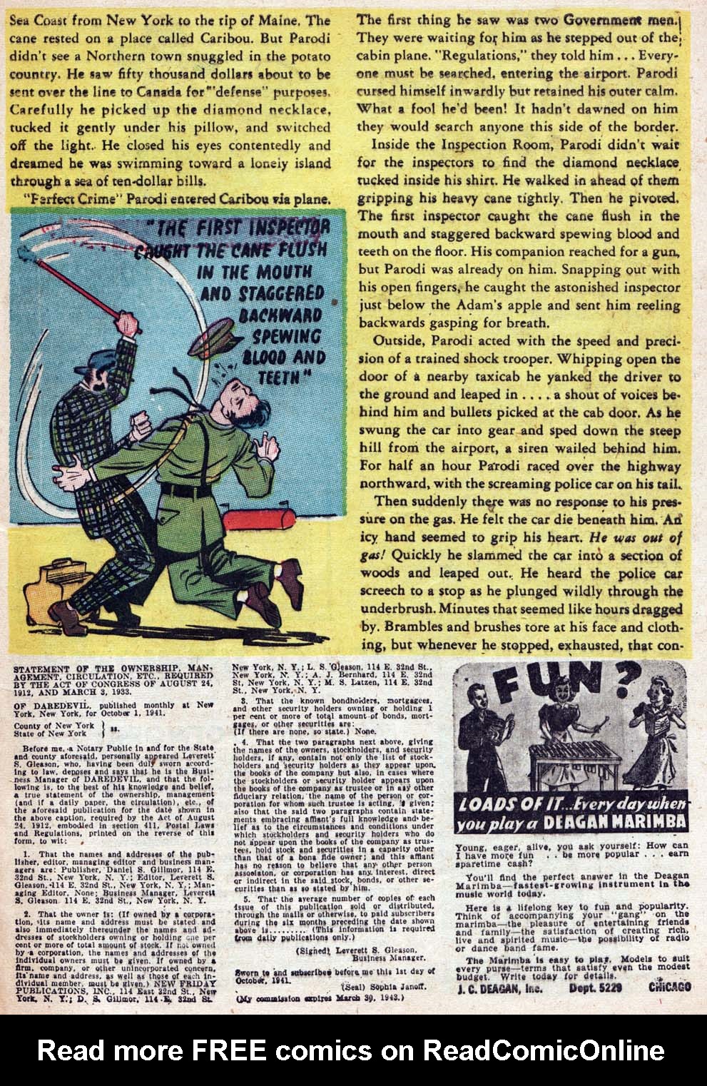 Read online Daredevil (1941) comic -  Issue #7 - 56
