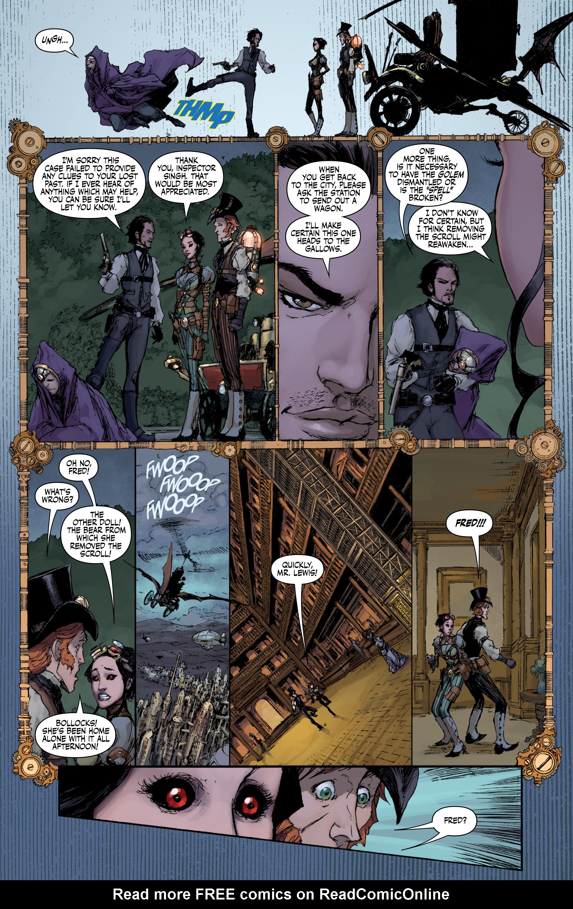 Read online Lady Mechanika: The Lost Boys of West Abbey comic -  Issue #2 - 27