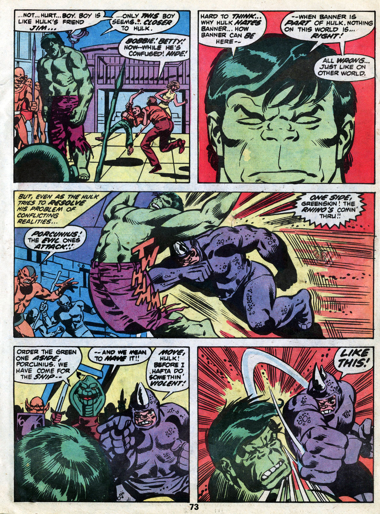 Read online Marvel Treasury Edition comic -  Issue #17 - 74
