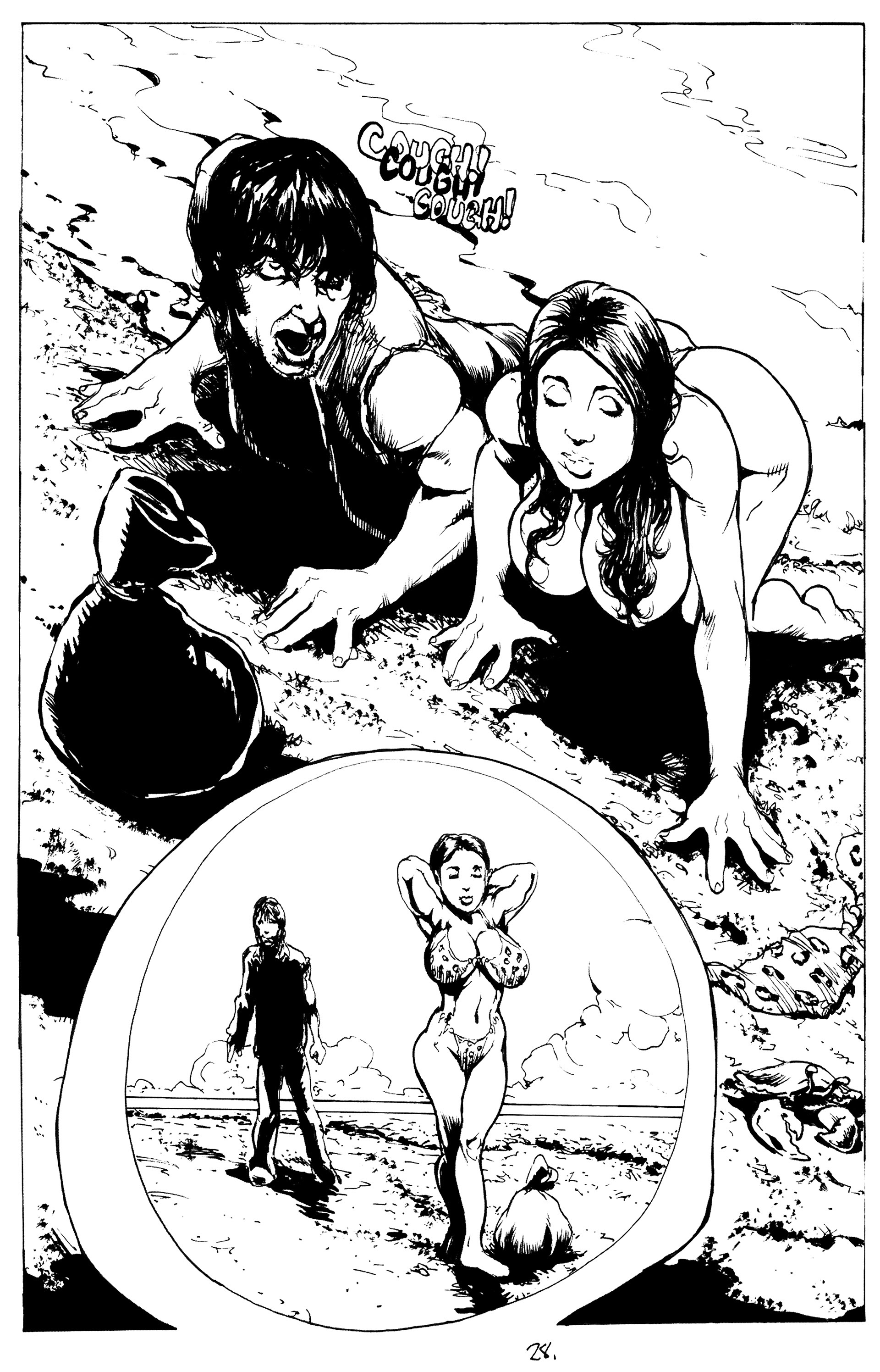 Read online Cavewoman: He Said She Said comic -  Issue # Full - 30