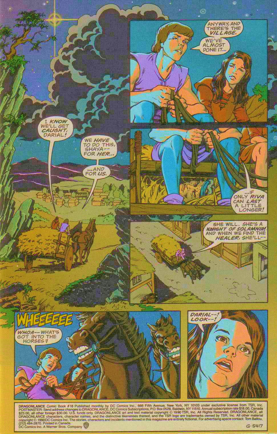 Read online Dragonlance comic -  Issue #18 - 2