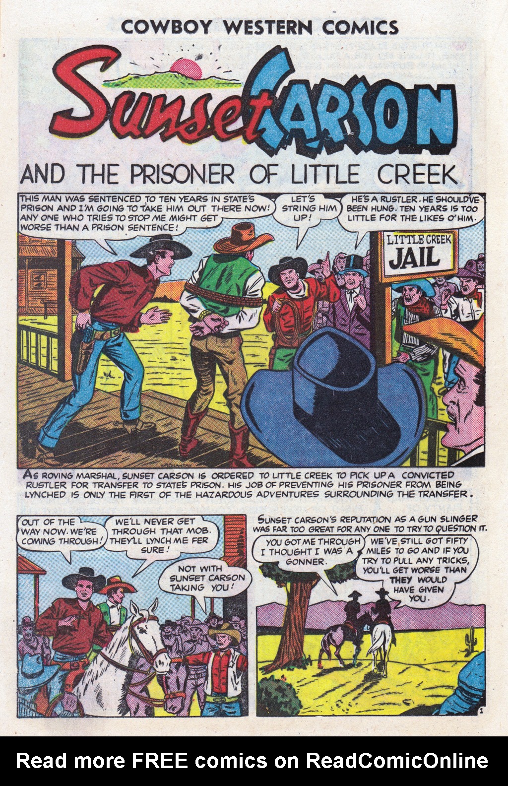Read online Cowboy Western Comics (1948) comic -  Issue #36 - 12