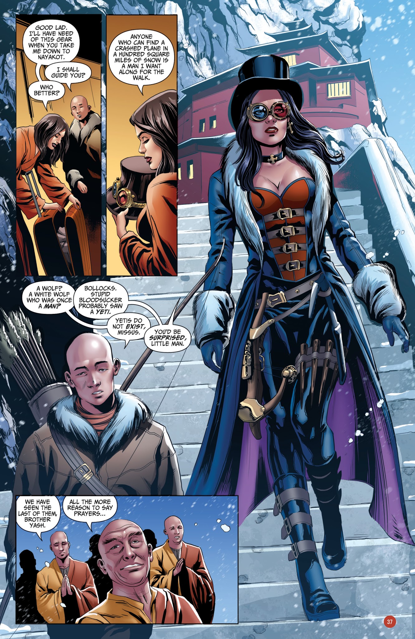 Read online Van Helsing vs. Werewolf comic -  Issue # _TPB 1 - 38