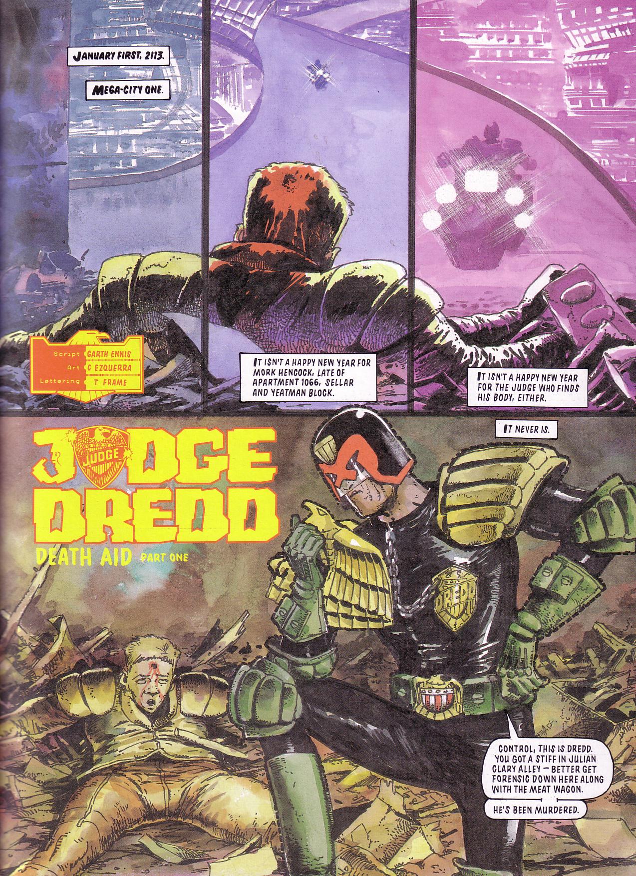 Read online Judge Dredd: Death Aid comic -  Issue # TPB - 5