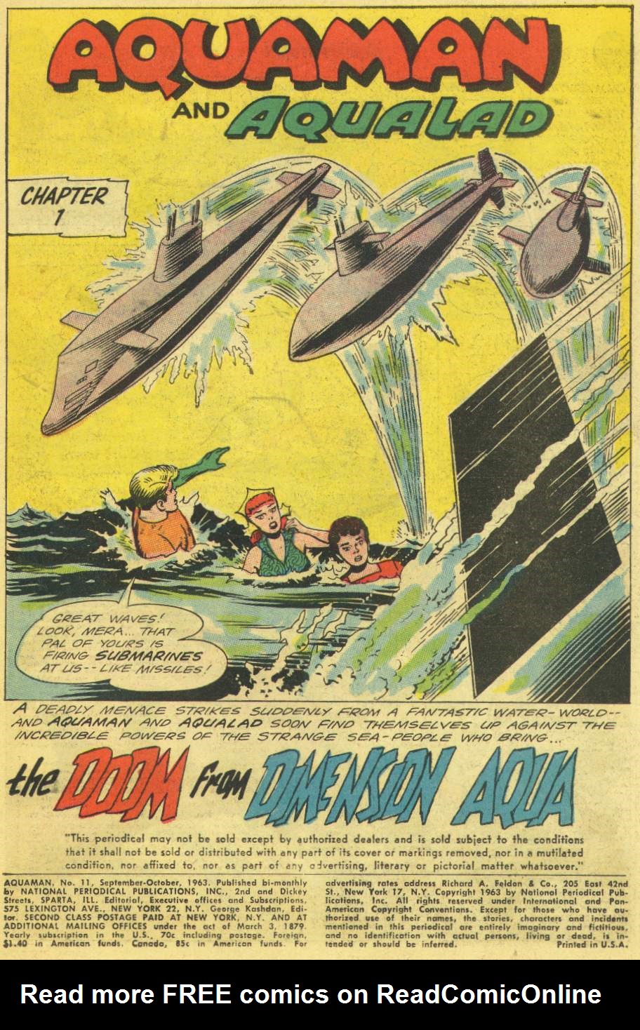 Read online Aquaman (1962) comic -  Issue #11 - 3
