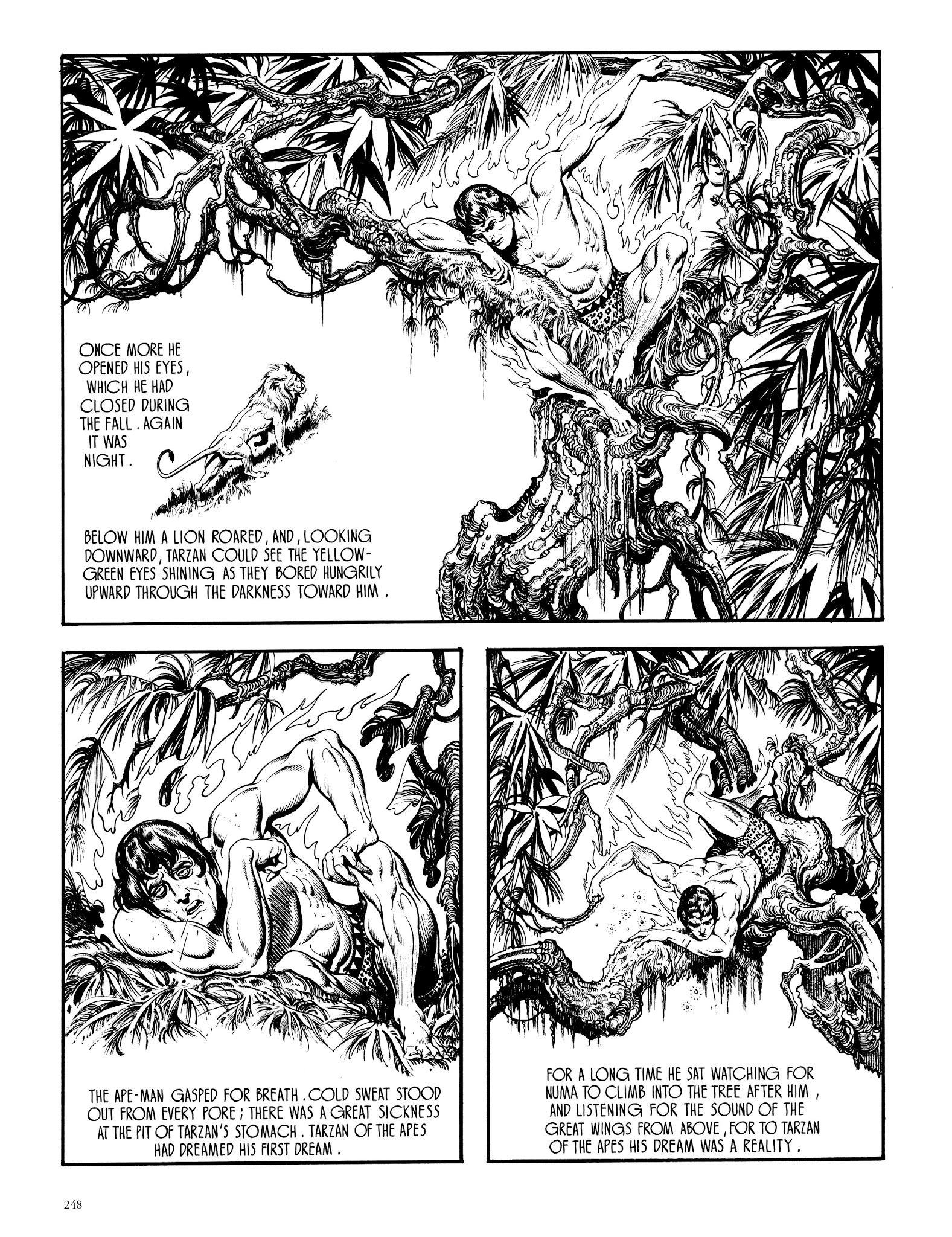 Read online Edgar Rice Burroughs' Tarzan: Burne Hogarth's Lord of the Jungle comic -  Issue # TPB - 247