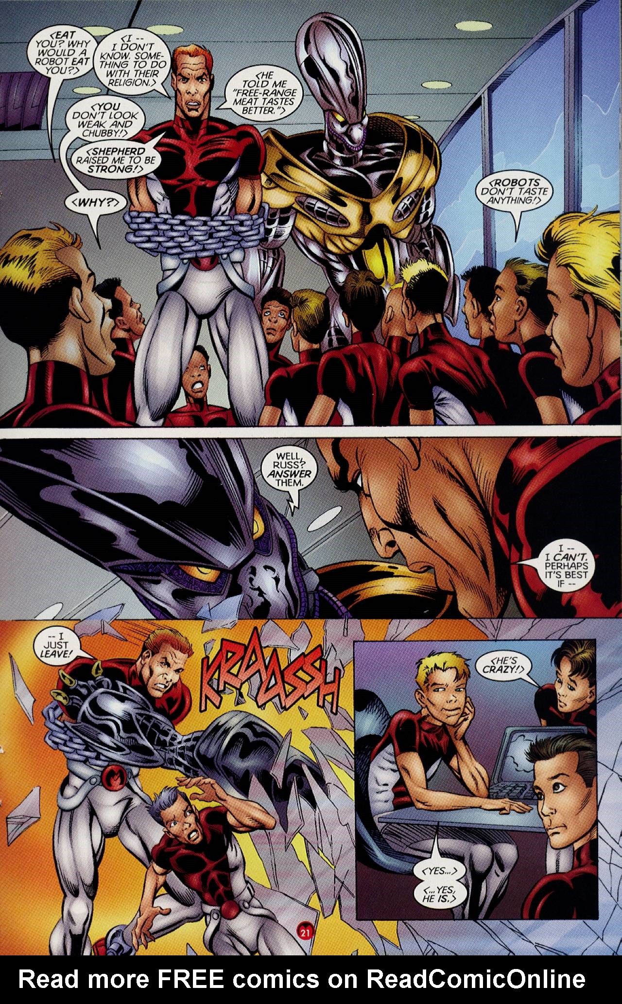 Read online Magnus Robot Fighter (1997) comic -  Issue #9 - 18
