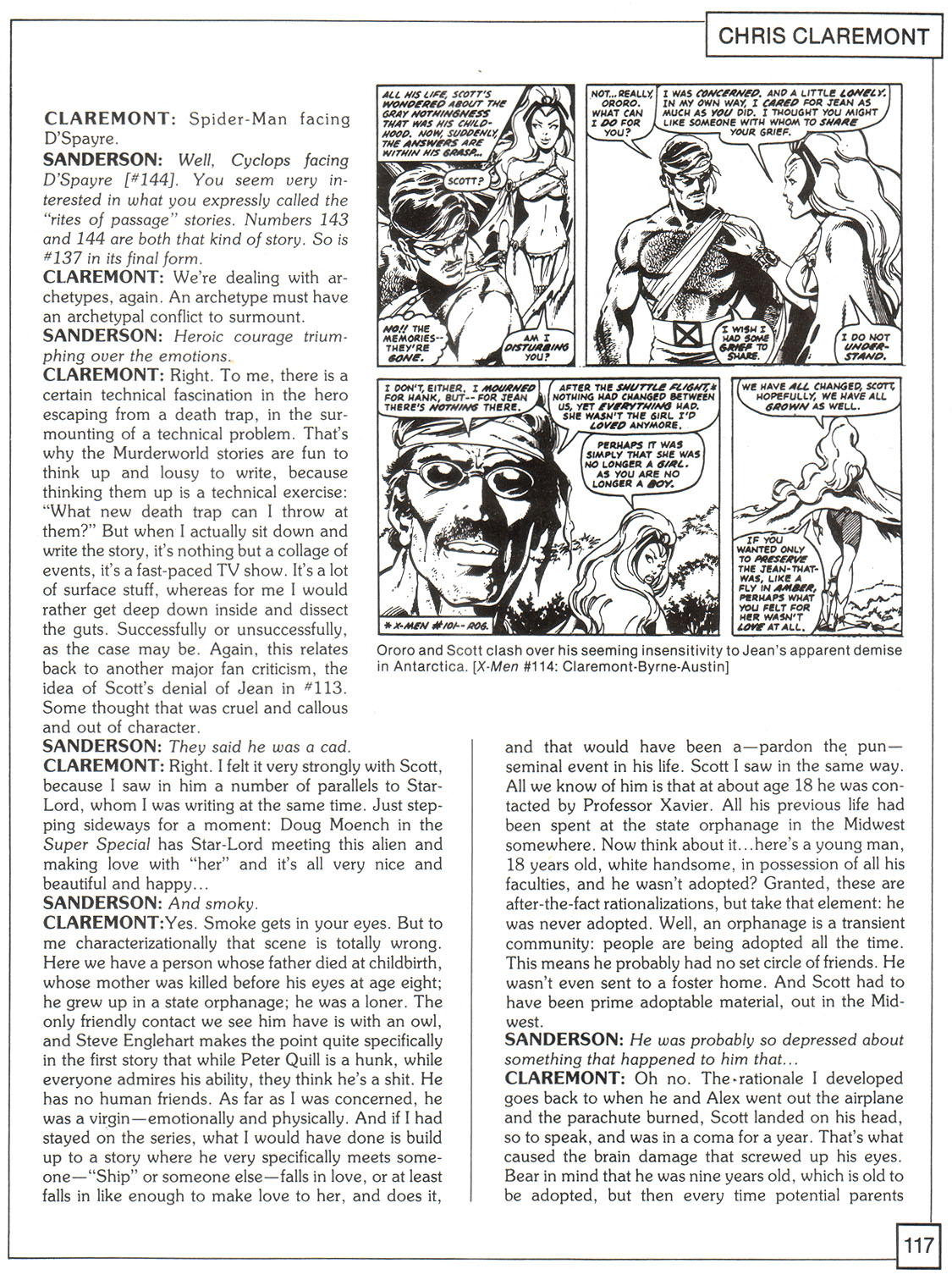 Read online The X-Men Companion comic -  Issue #1 - 117