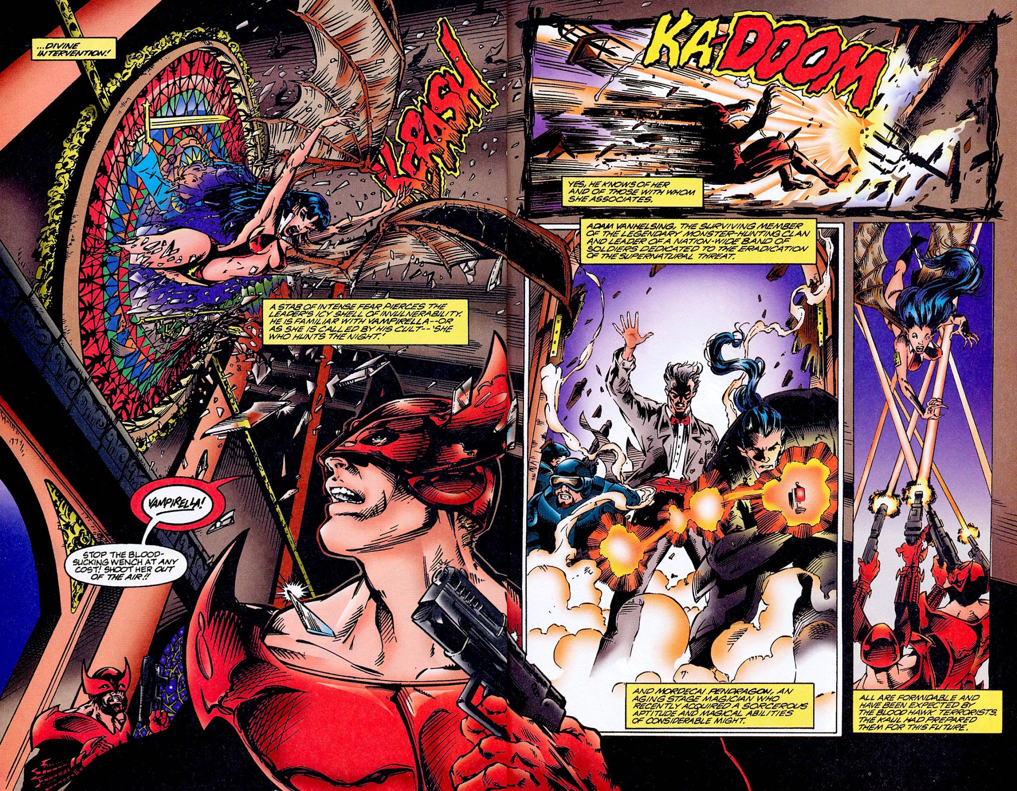 Read online Vampirella/Shadowhawk: Creatures of the Night comic -  Issue # Full - 11