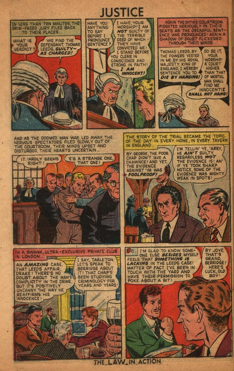 Read online Justice Comics (1948) comic -  Issue #6 - 38