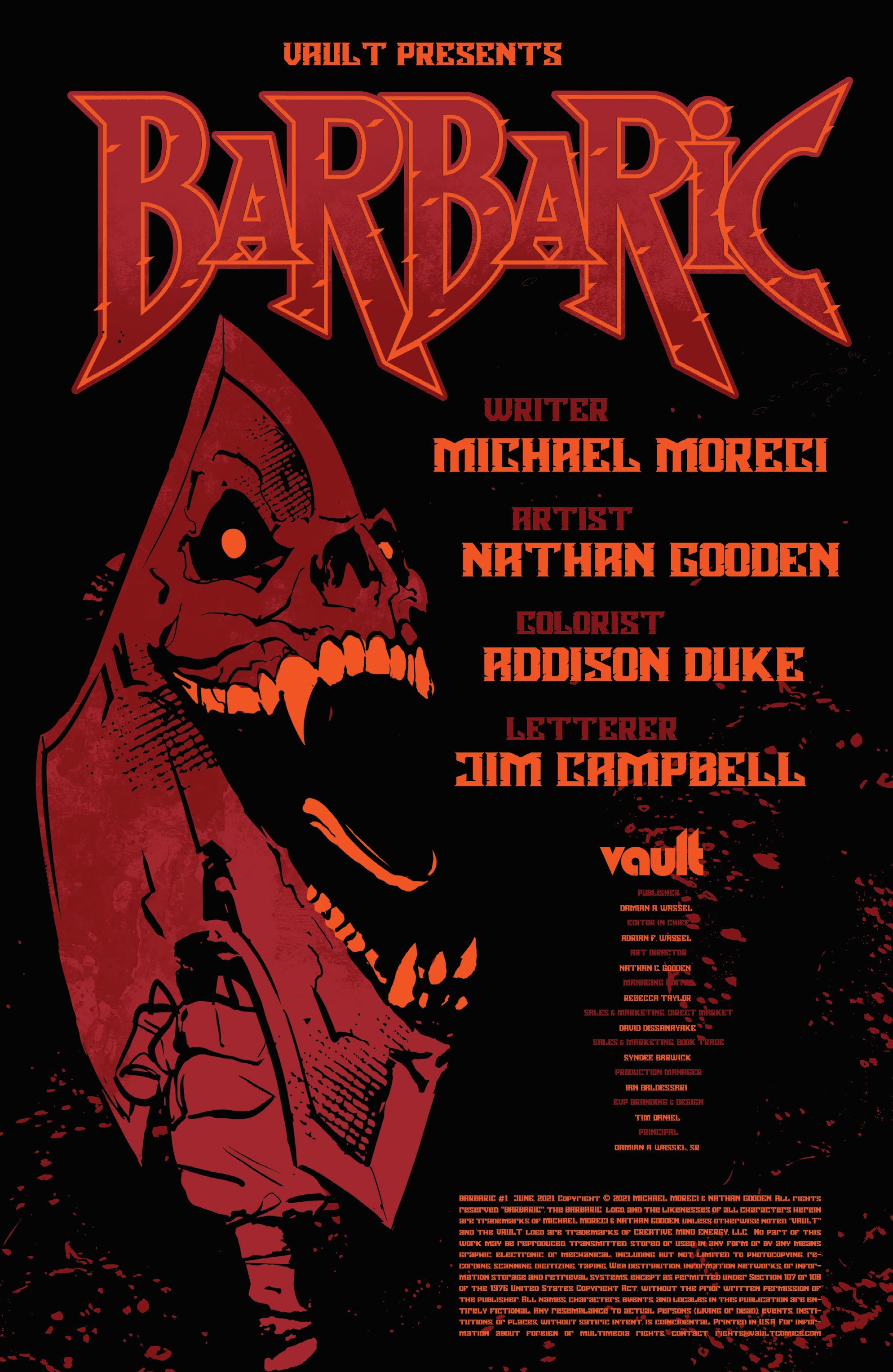 Read online Barbaric comic -  Issue #1 - 2