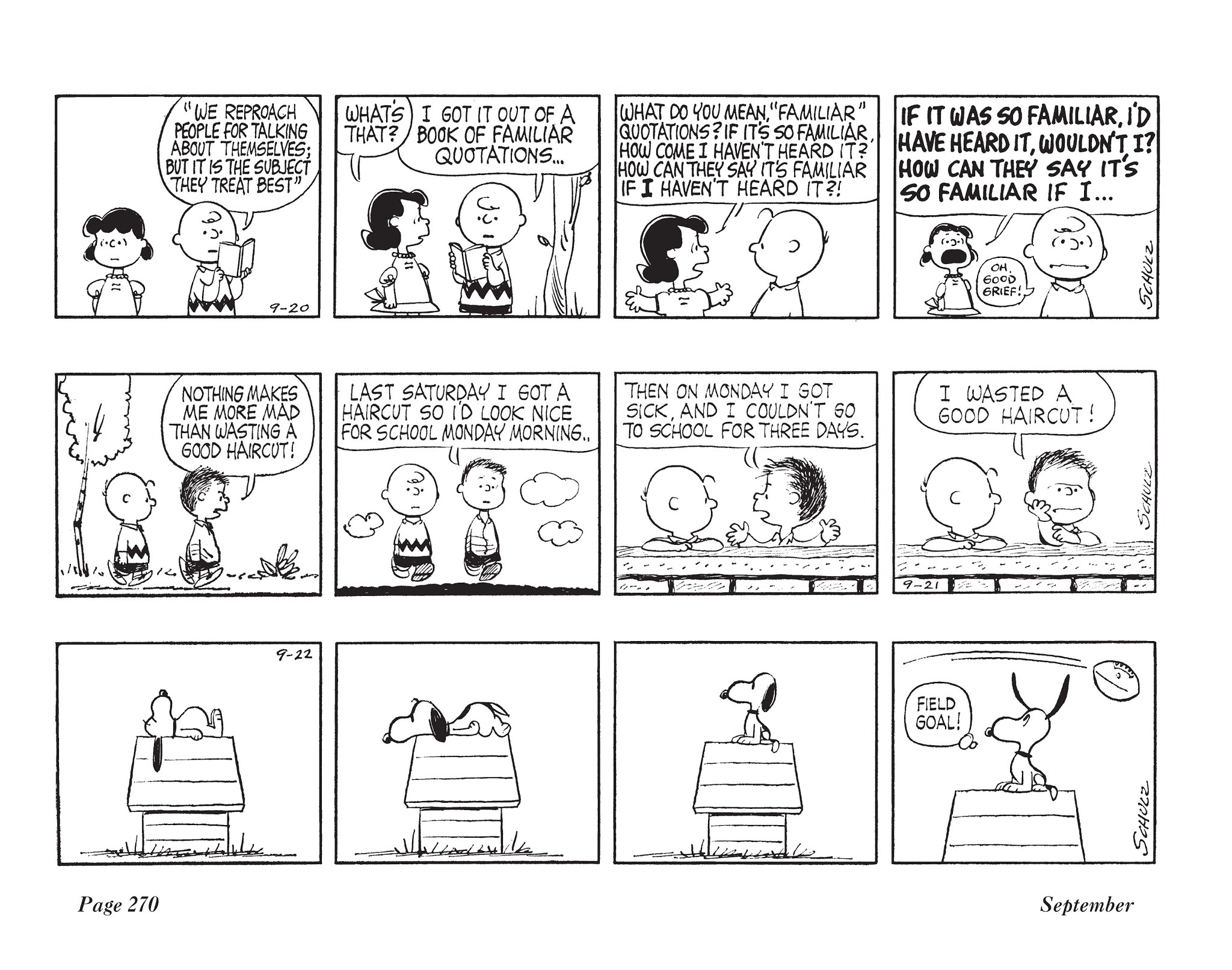 Read online The Complete Peanuts comic -  Issue # TPB 6 - 285