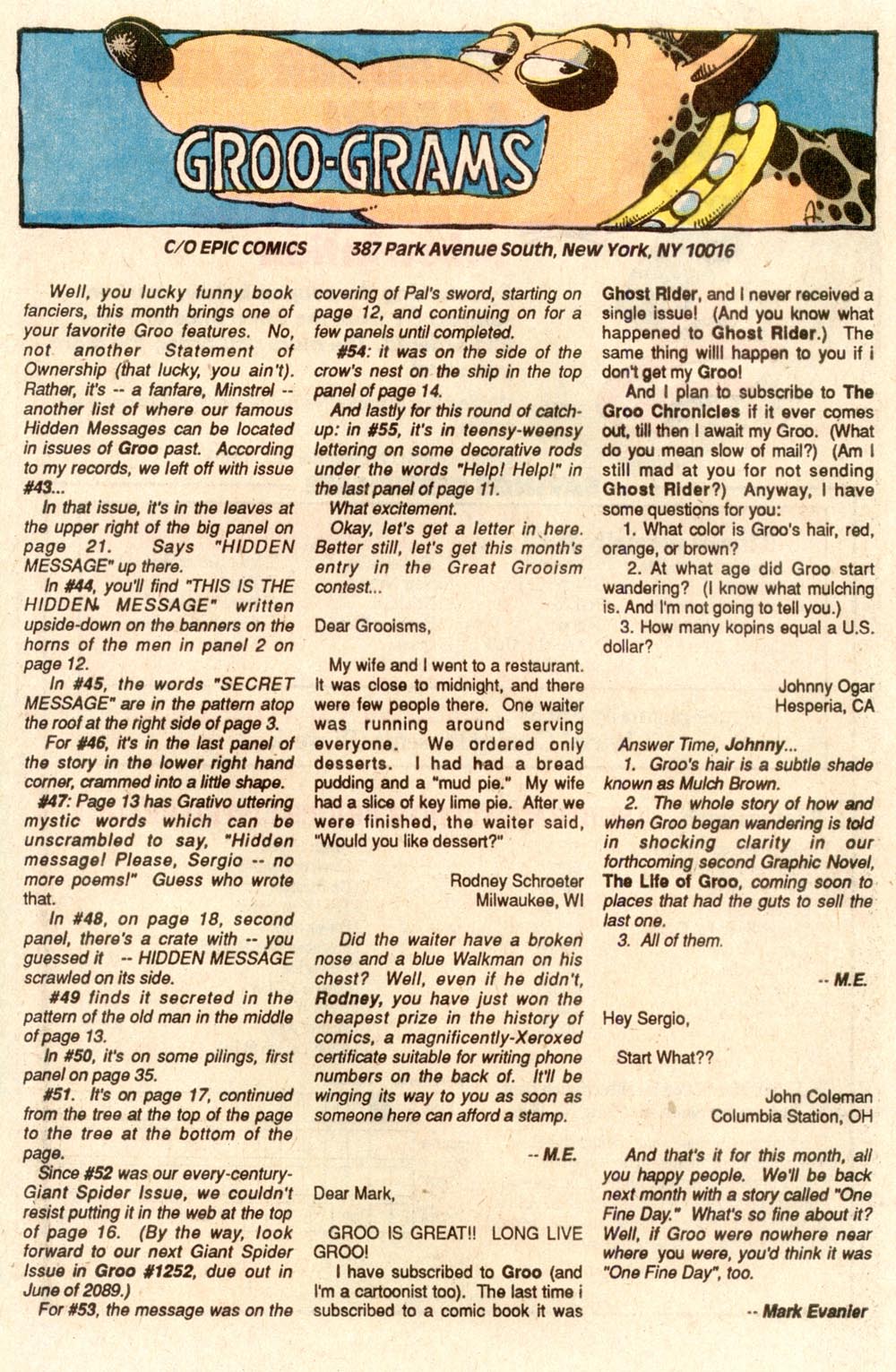 Read online Sergio Aragonés Groo the Wanderer comic -  Issue #58 - 24