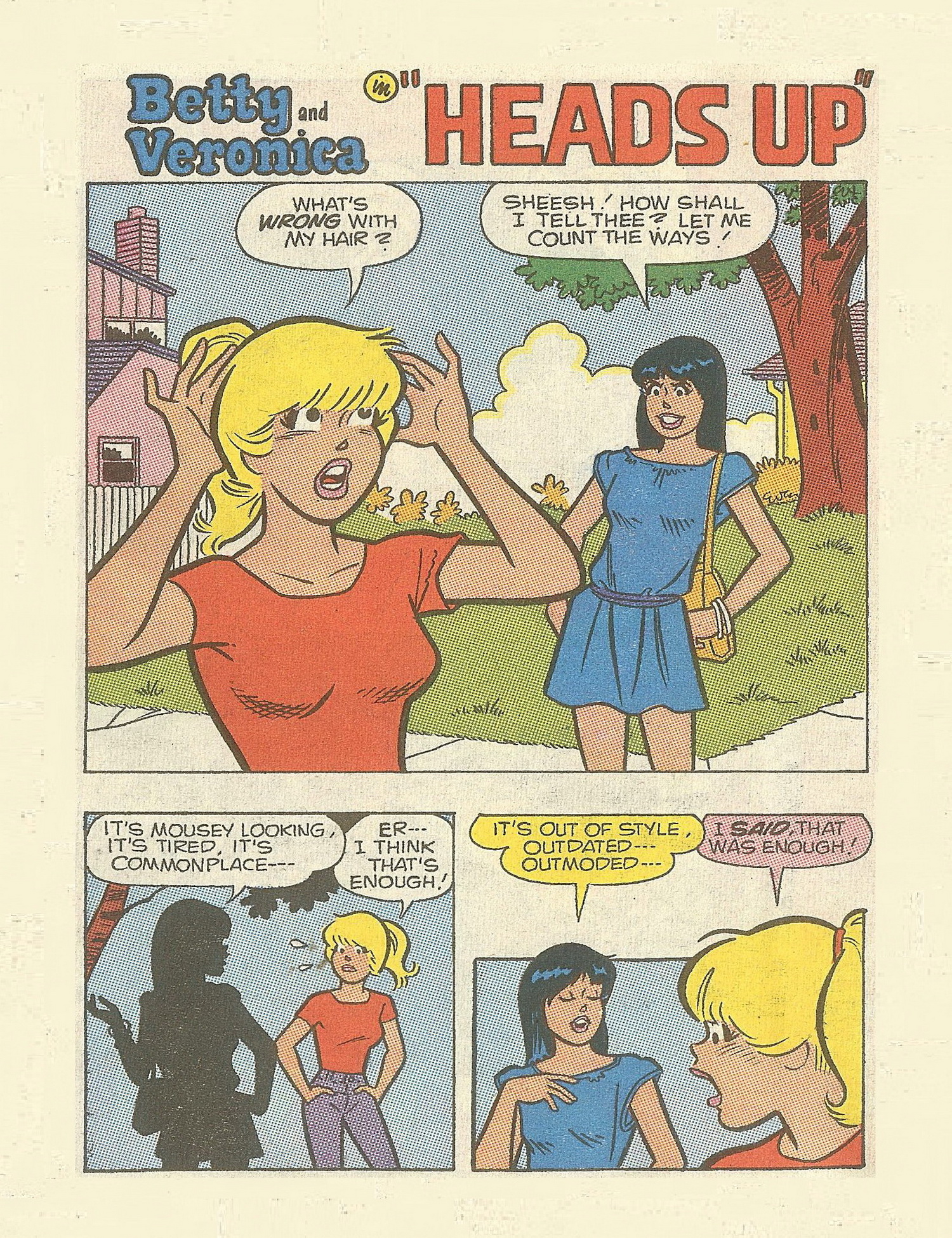 Read online Betty and Veronica Digest Magazine comic -  Issue #55 - 100