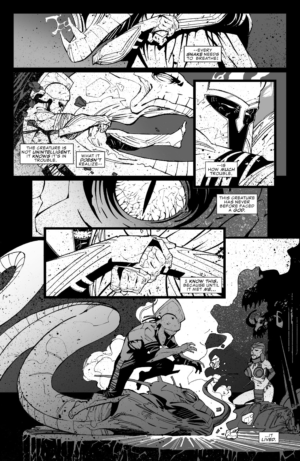 The Savage Axe of Ares (B&W) issue Full - Page 28