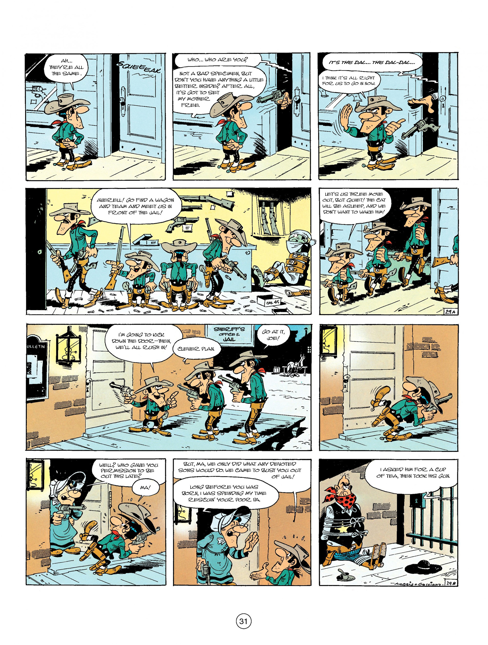 Read online A Lucky Luke Adventure comic -  Issue #6 - 31