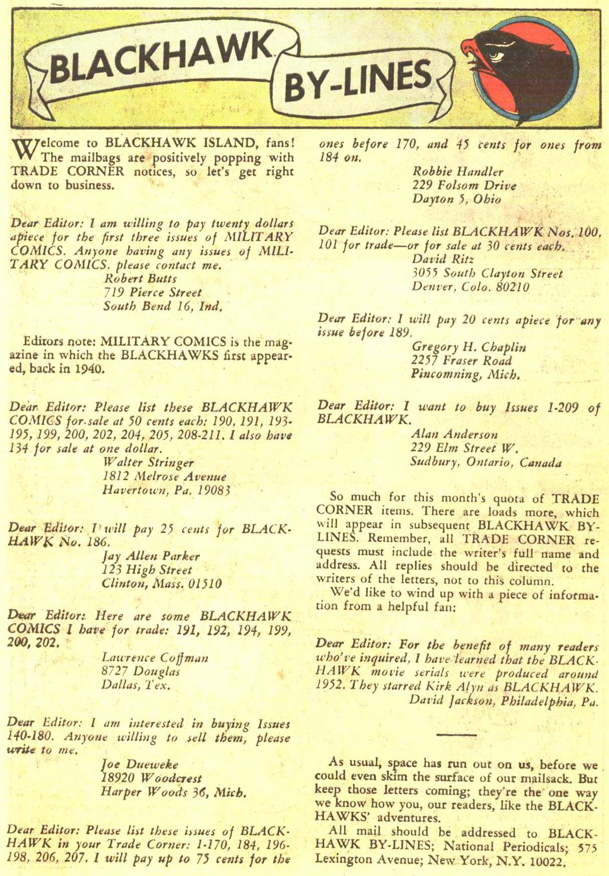 Read online Blackhawk (1957) comic -  Issue #214 - 21