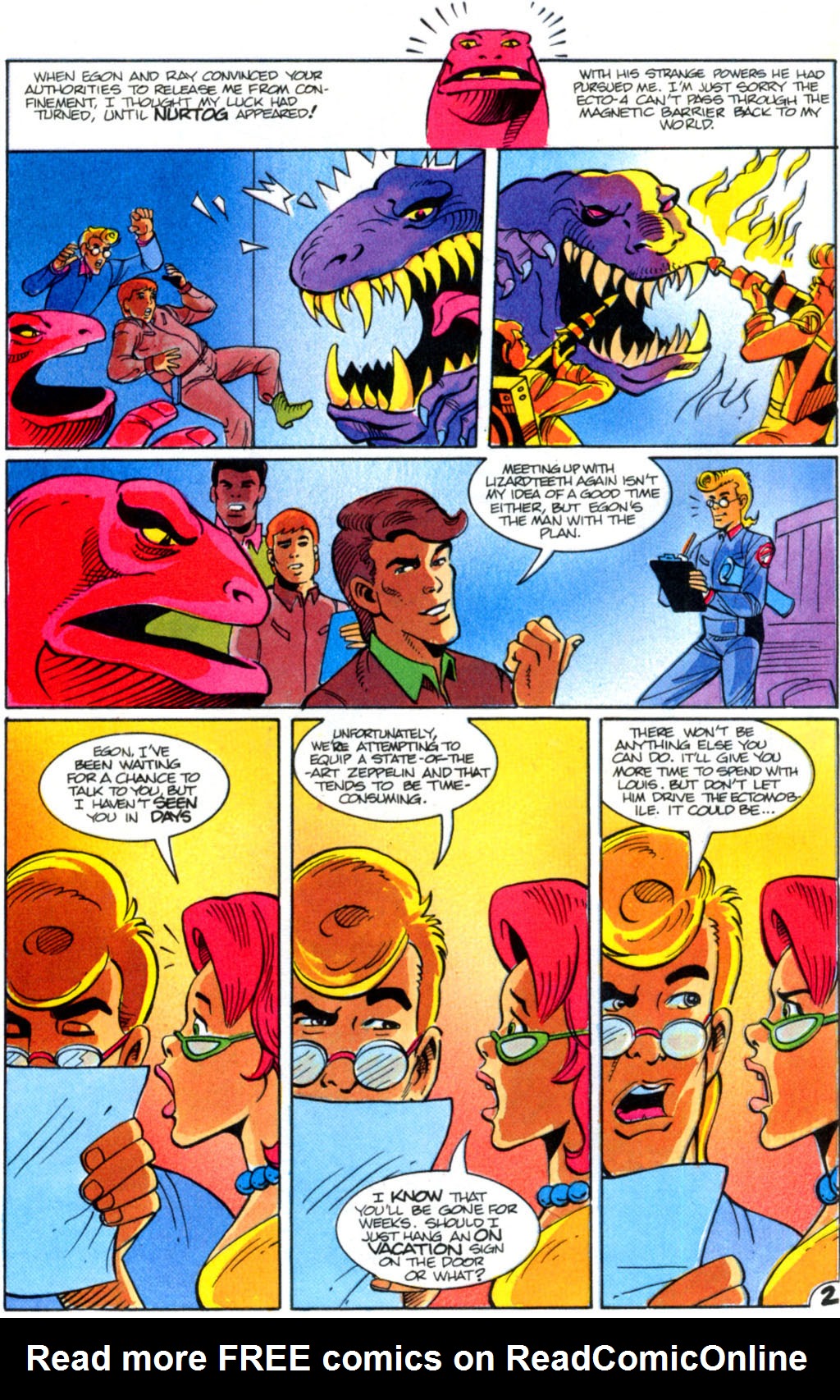 Read online Real Ghostbusters comic -  Issue #16 - 4