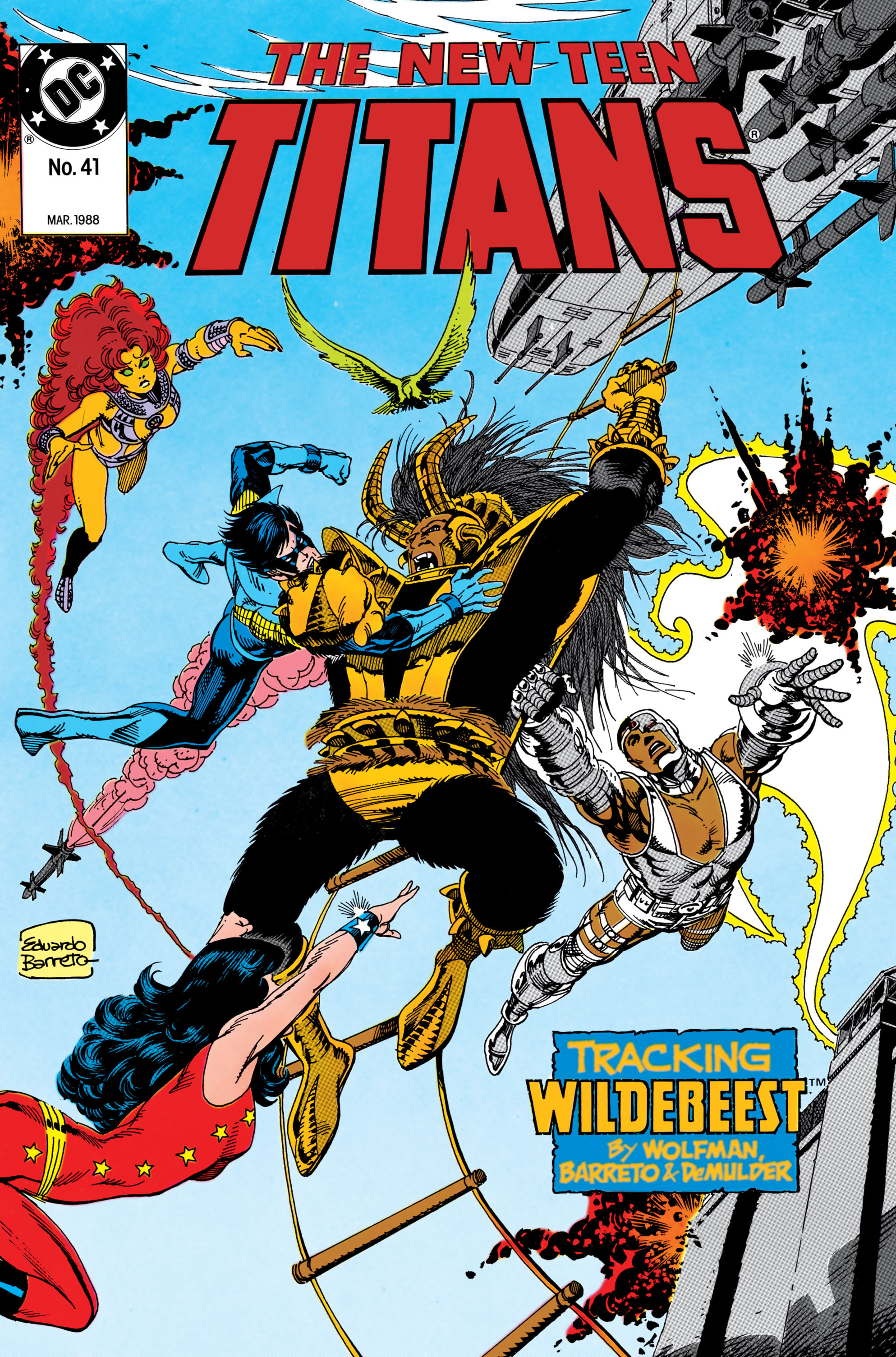 Read online The New Teen Titans (1984) comic -  Issue #41 - 1