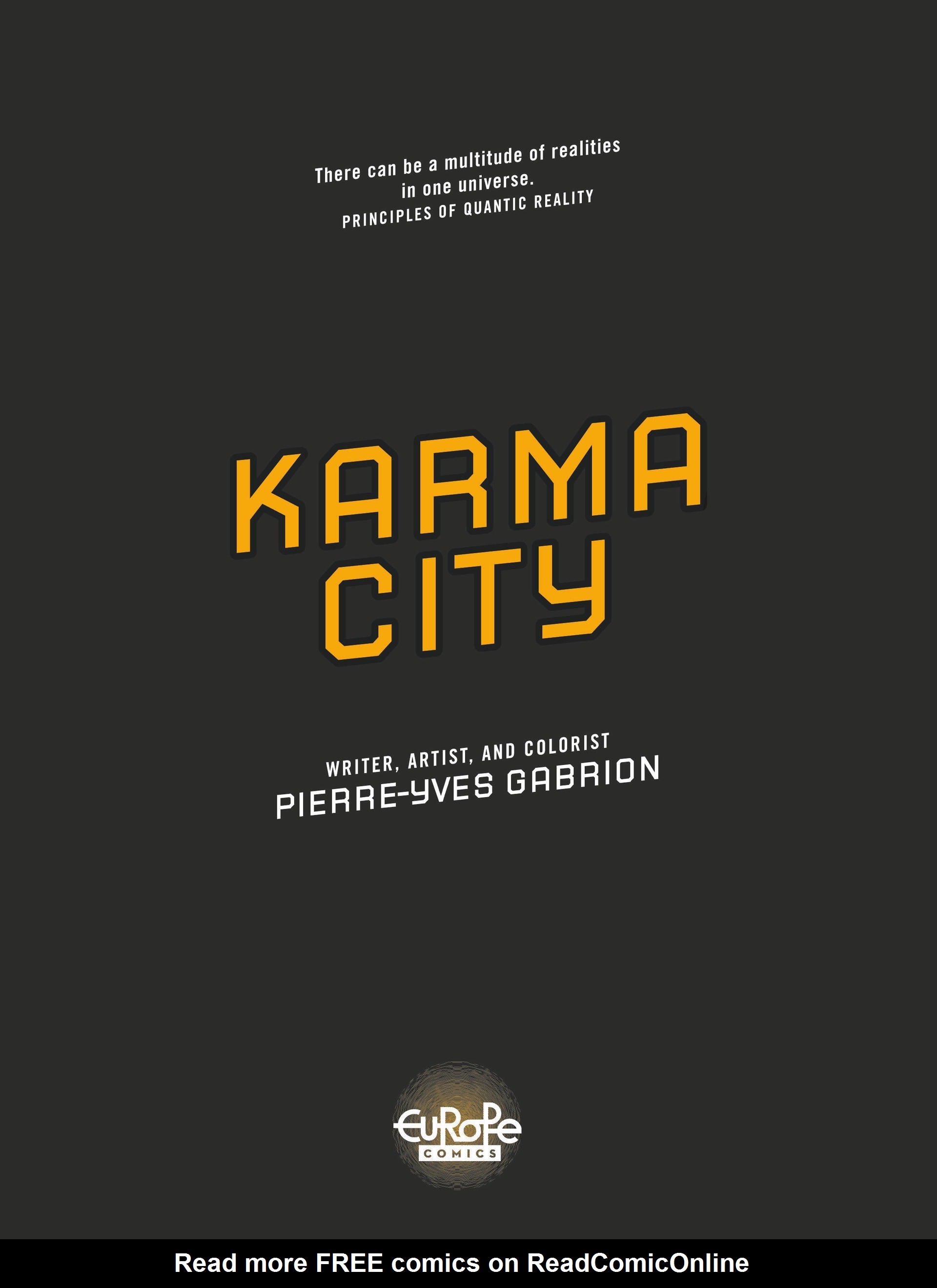 Read online Karma City comic -  Issue #4 - 4