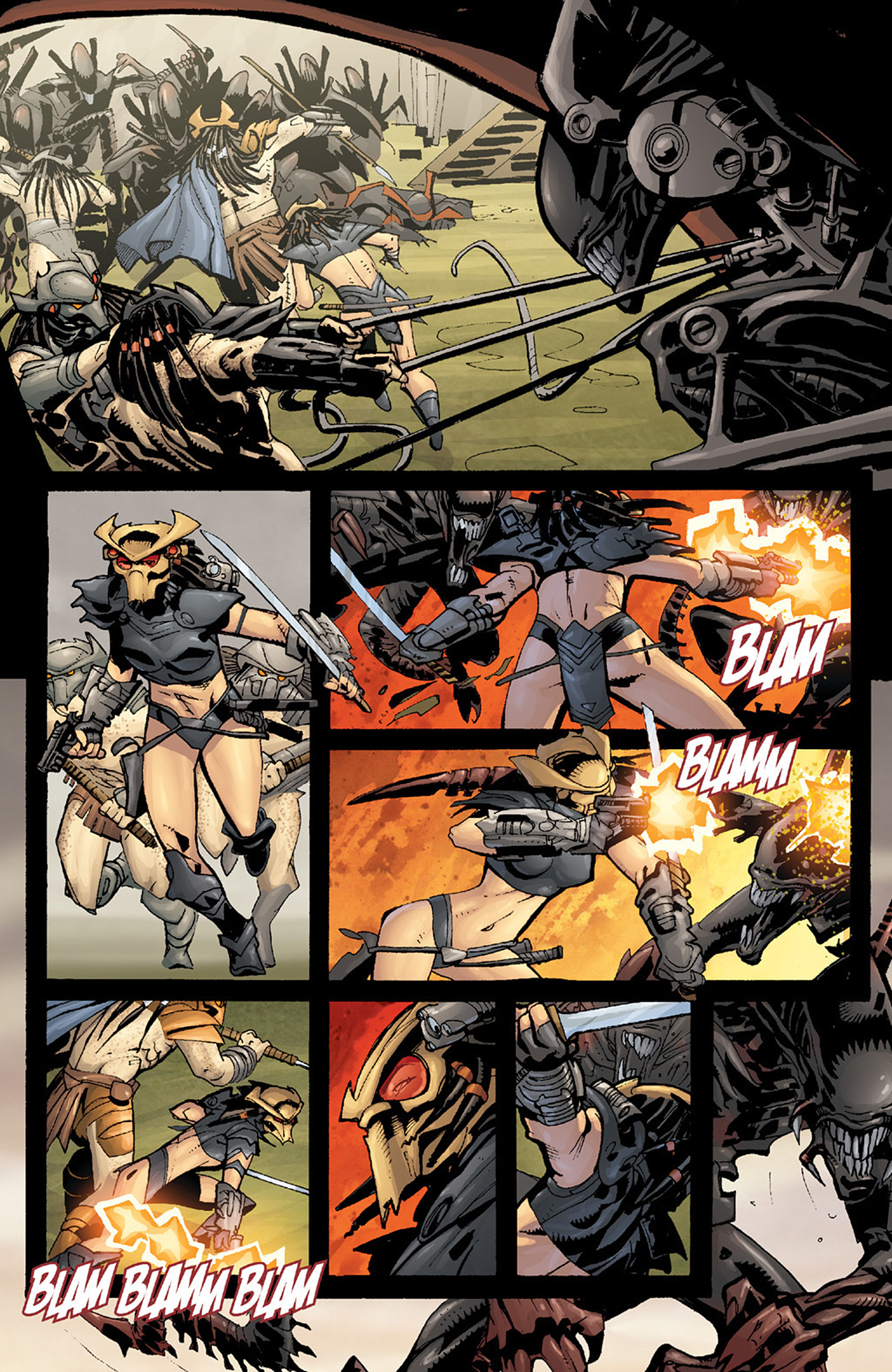 Read online Aliens vs. Predator: Three World War comic -  Issue #6 - 12