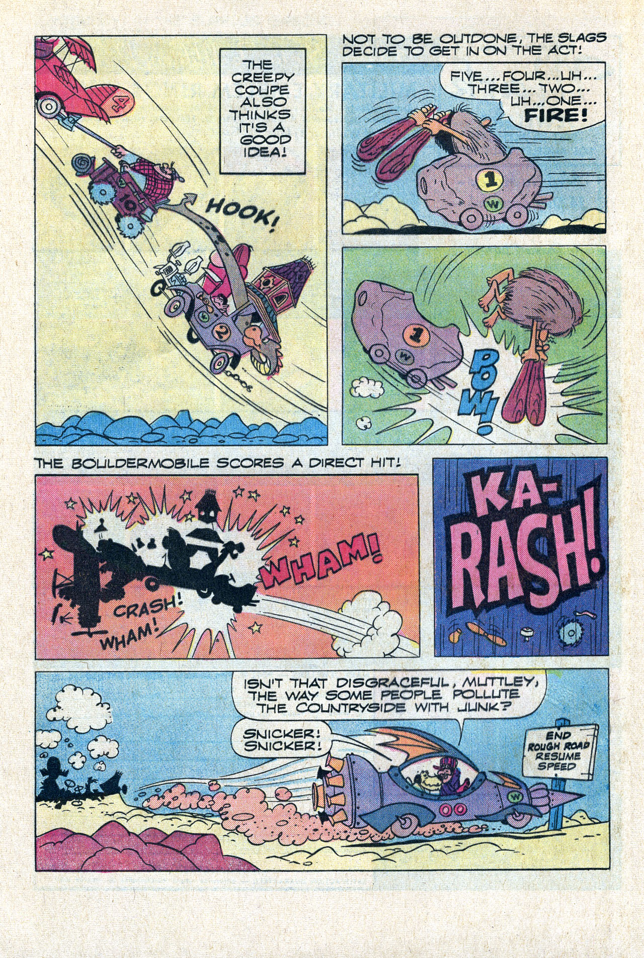 Read online Hanna-Barbera Wacky Races comic -  Issue #5 - 6