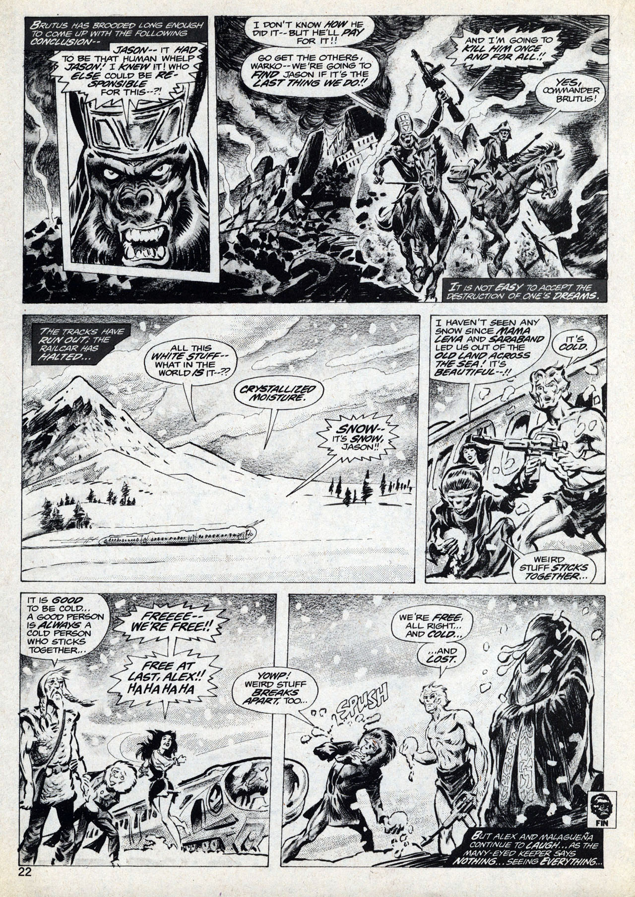 Read online Planet of the Apes comic -  Issue #23 - 22