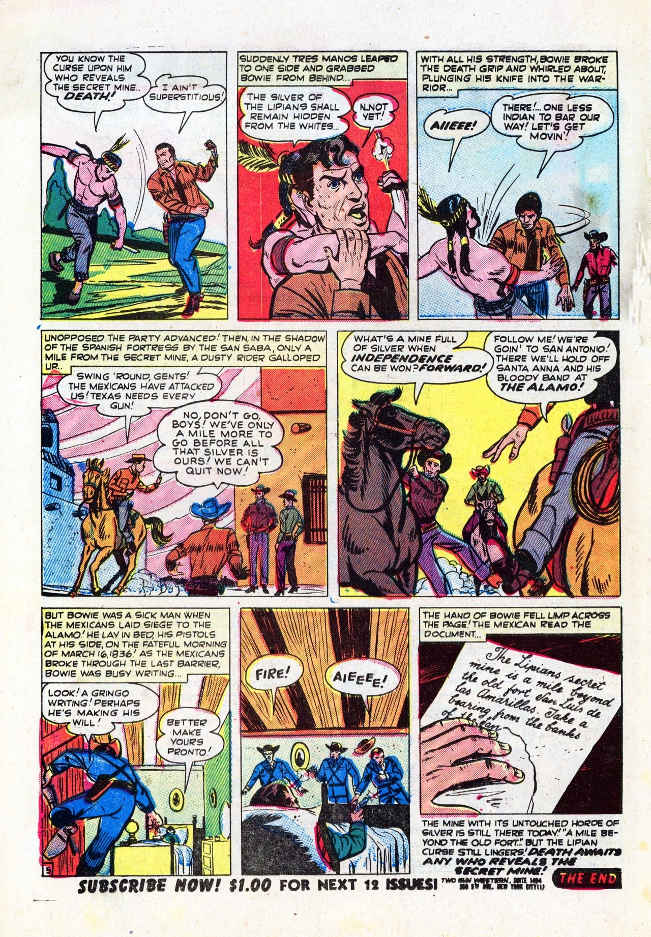 Read online Two Gun Western (1950) comic -  Issue #7 - 32