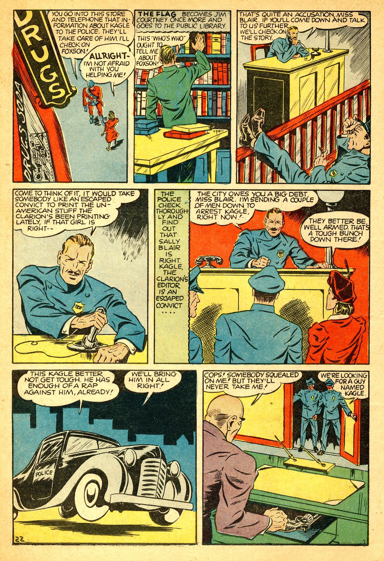 Read online Our Flag Comics comic -  Issue #2 - 23