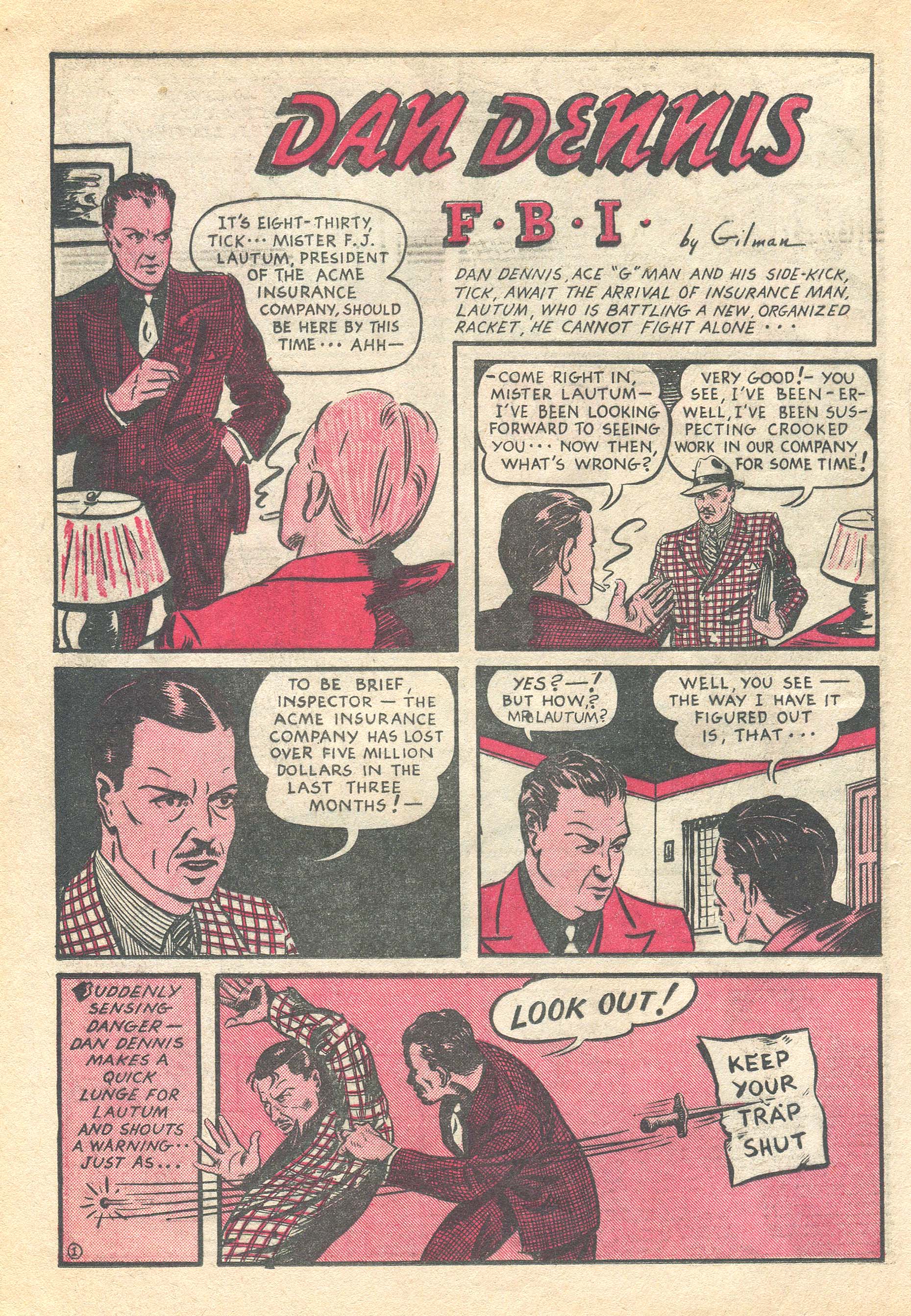 Read online Keen Detective Funnies comic -  Issue #17 - 19