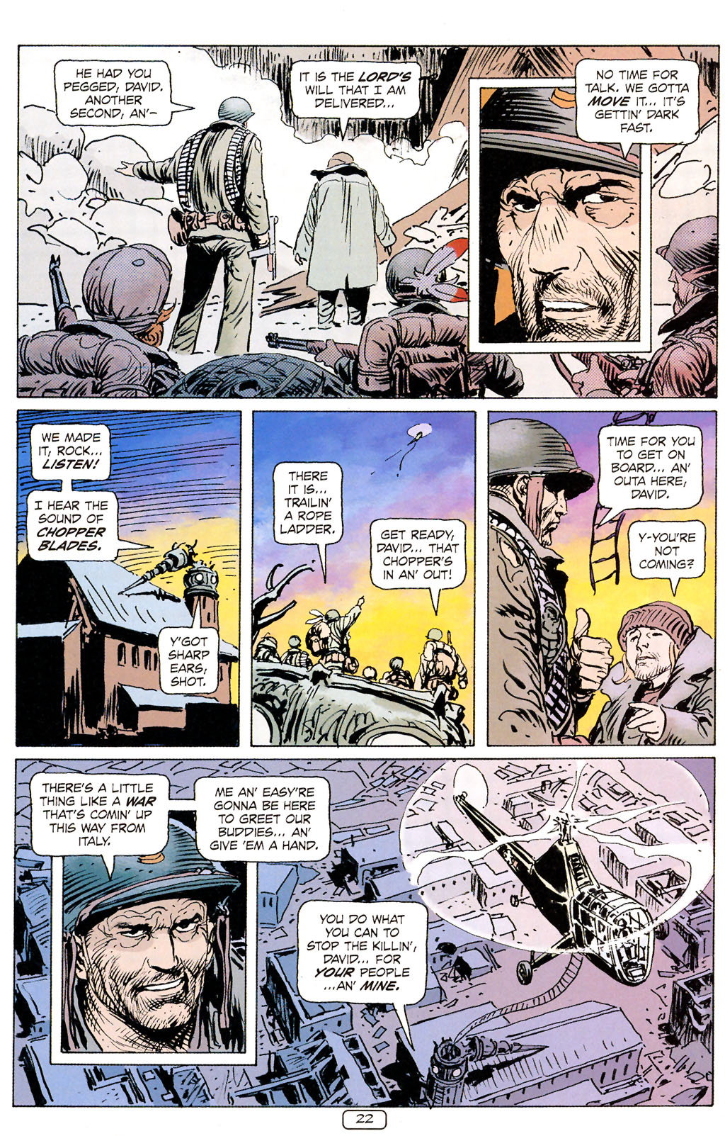 Read online Sgt. Rock: The Prophecy comic -  Issue #6 - 22