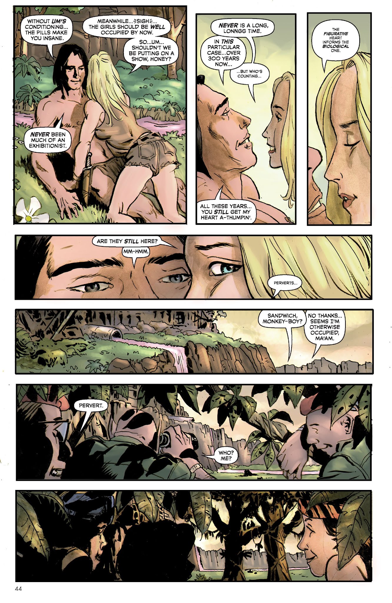 Read online The Once and Future Tarzan comic -  Issue # TPB - 45
