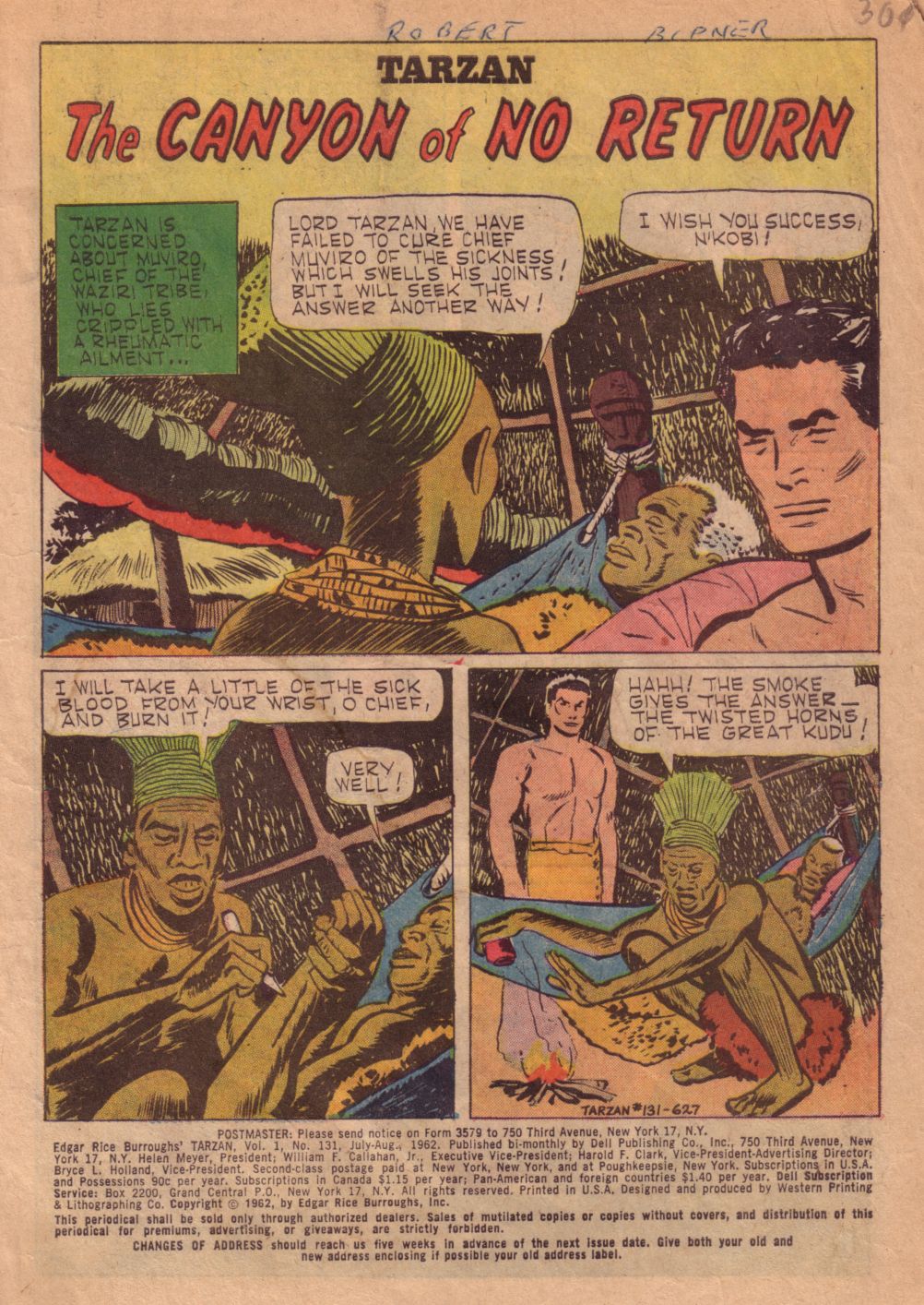 Read online Tarzan (1948) comic -  Issue #131 - 3