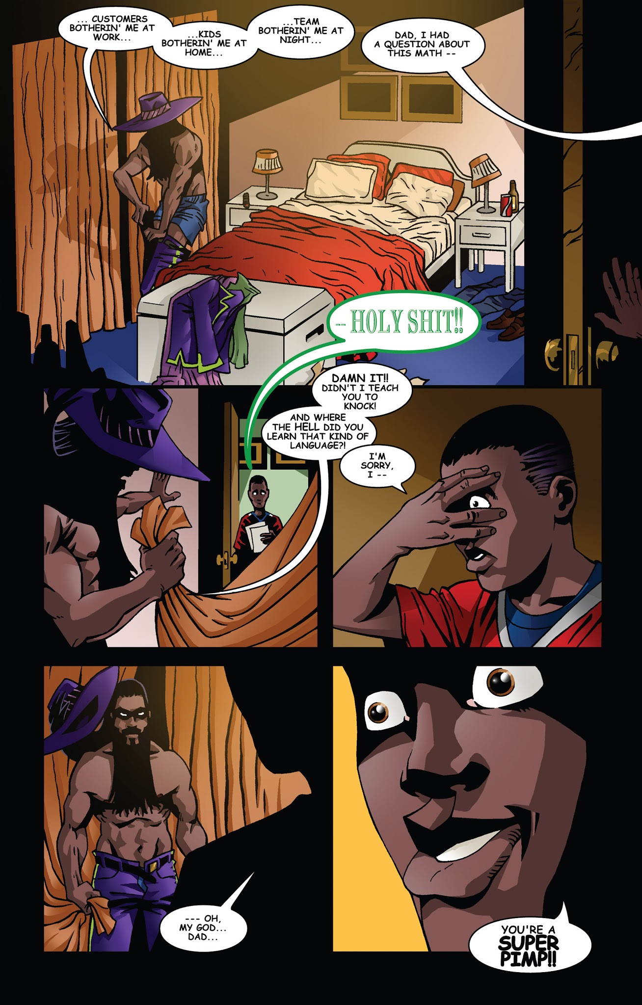Read online Return of the Super Pimps comic -  Issue #3 - 10