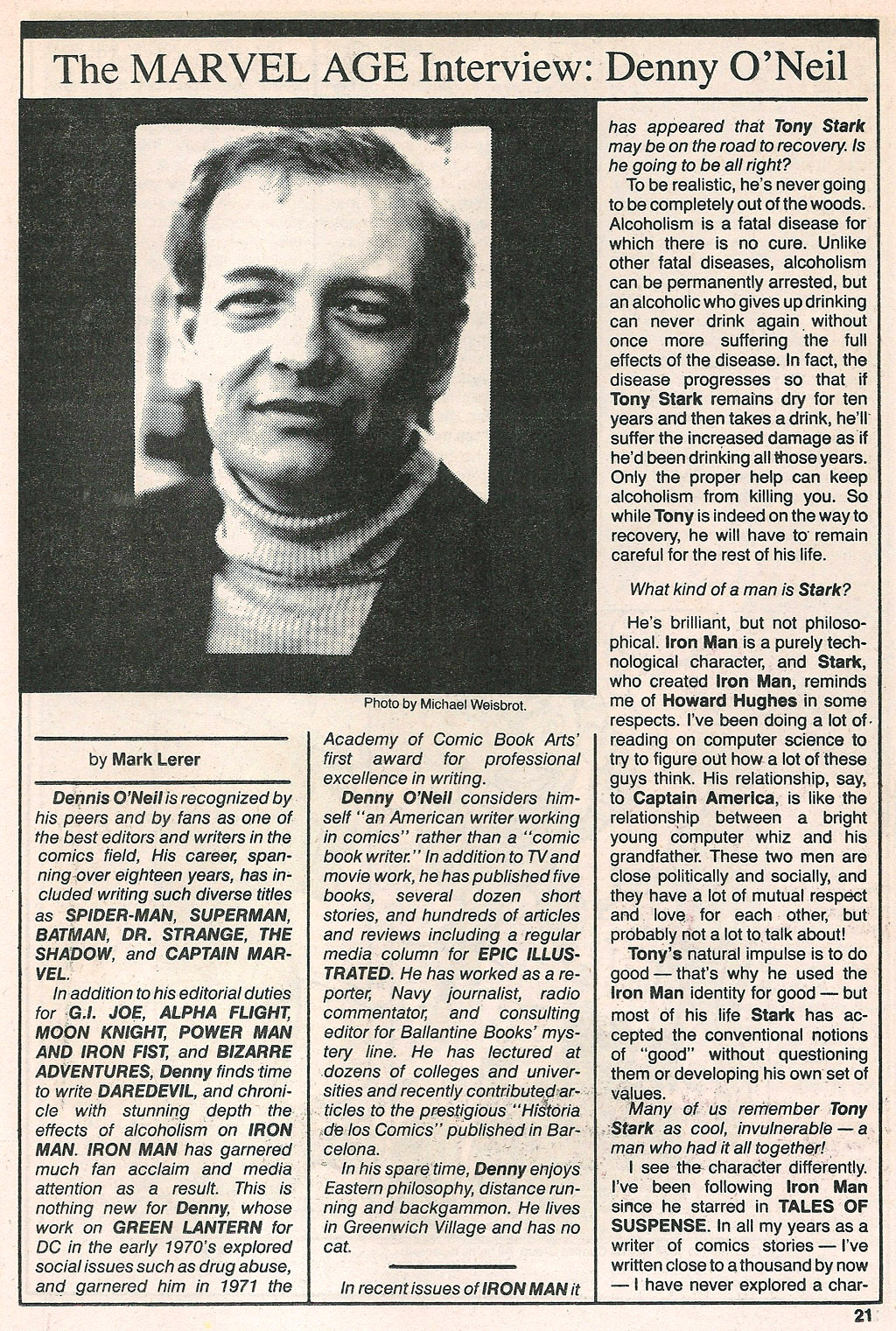 Read online Marvel Age comic -  Issue #18 - 22