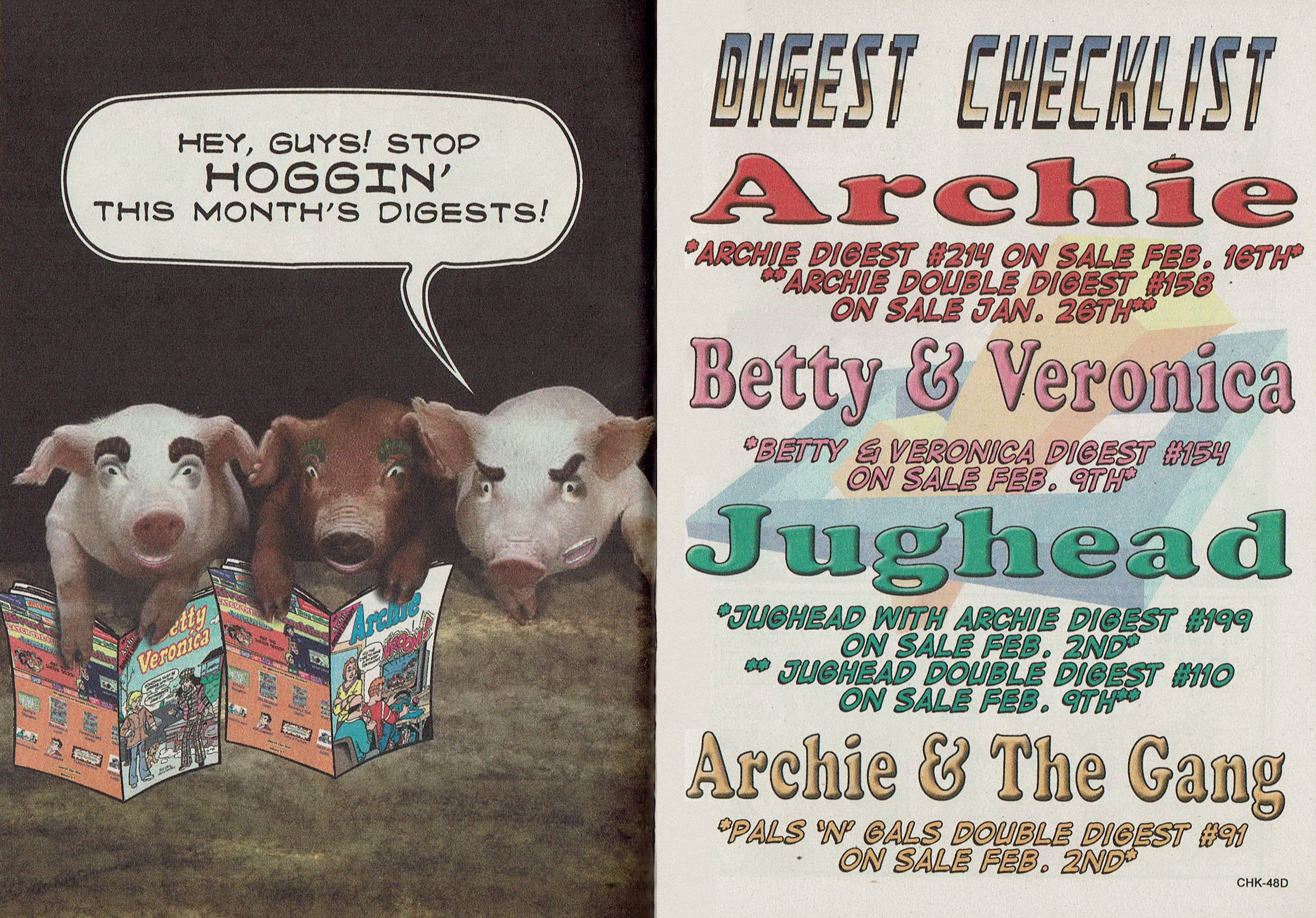 Read online Archie's Pals 'n' Gals Double Digest Magazine comic -  Issue #91 - 106