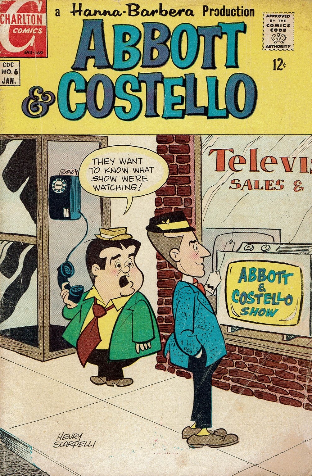 Read online Abbott & Costello comic -  Issue #6 - 1