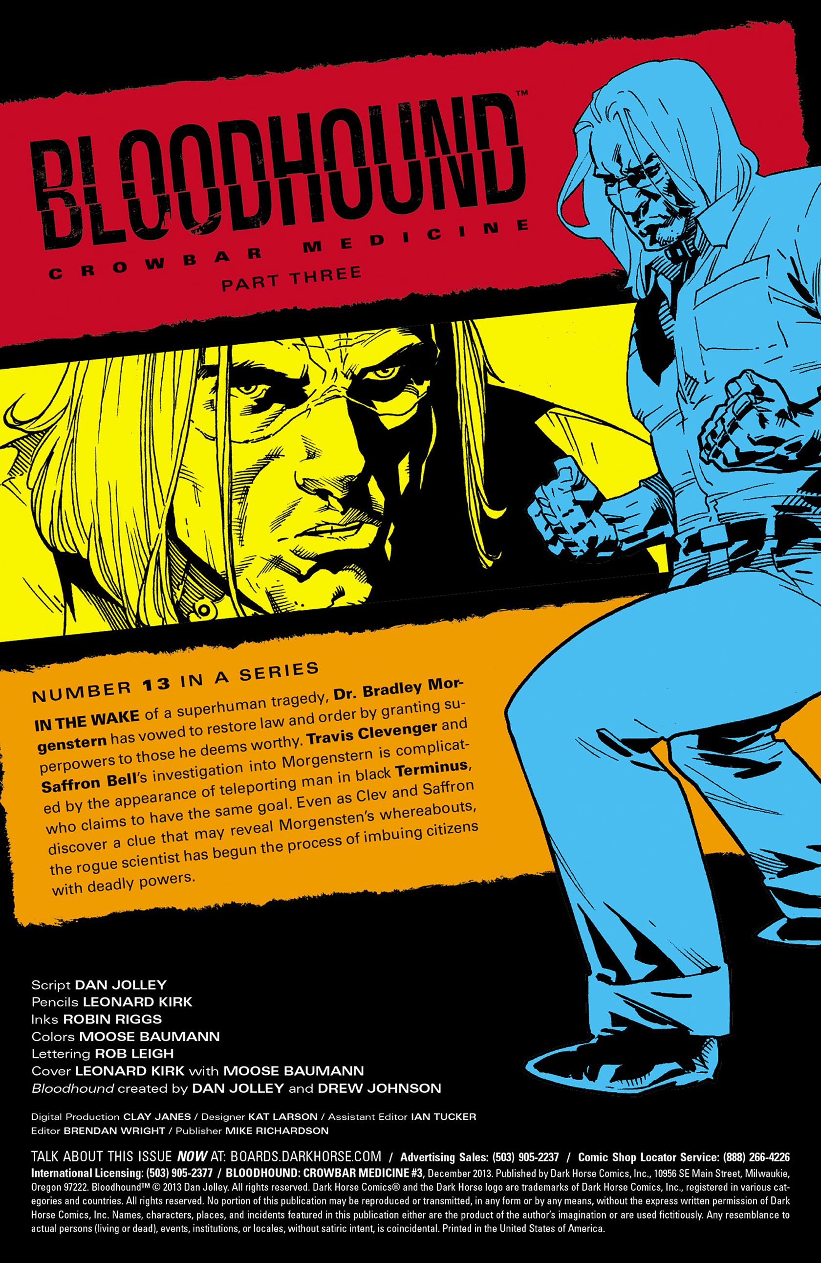 Read online Bloodhound: Crowbar Medicine comic -  Issue #3 - 2