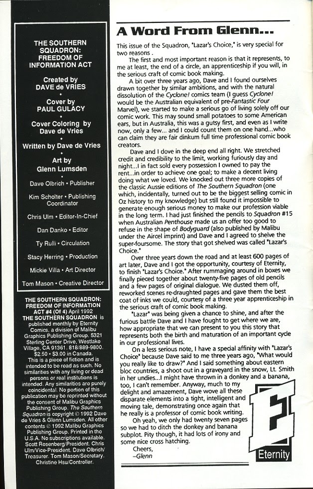 Read online Southern Squadron Freedom of Information Act comic -  Issue #4 - 2