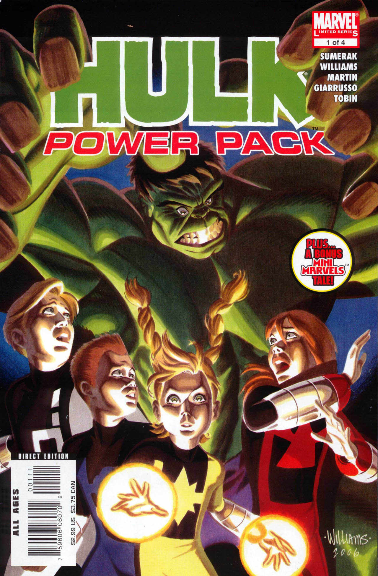 Read online Hulk and Power Pack comic -  Issue #1 - 1