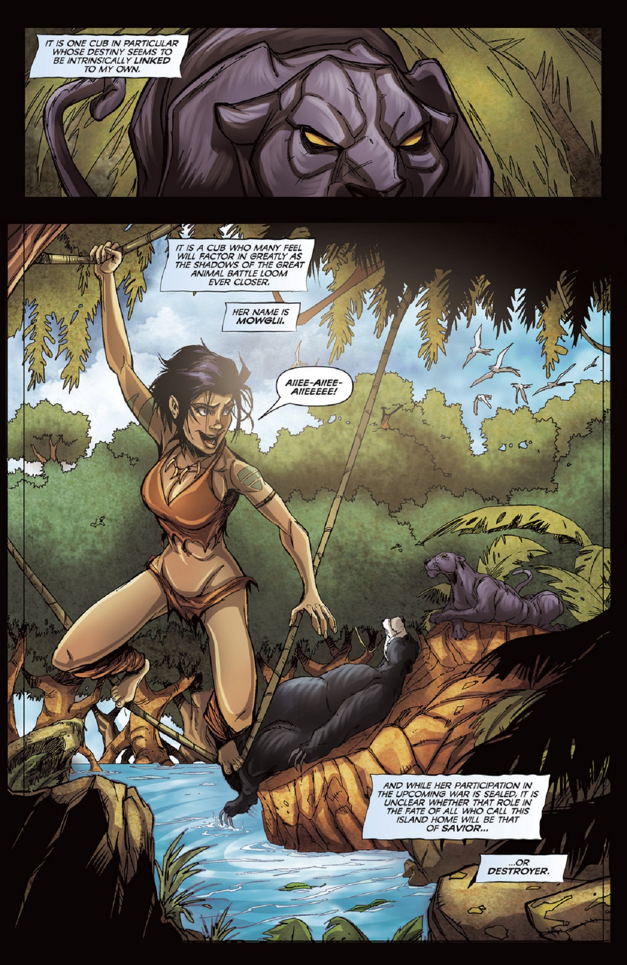 Read online Grimm Fairy Tales presents The Jungle Book: Last of the Species comic -  Issue #1 - 4