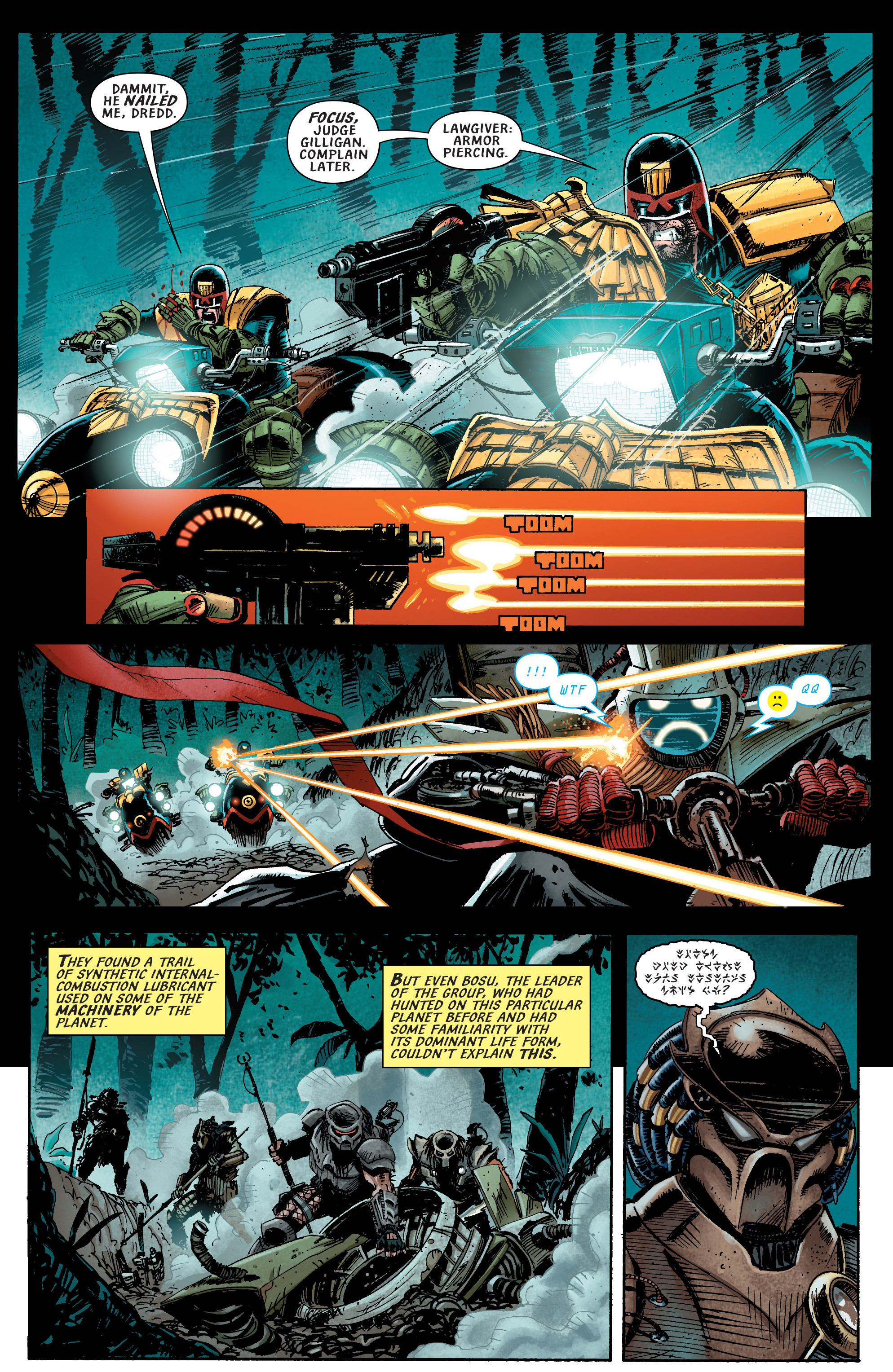 Read online Predator Vs. Judge Dredd Vs. Aliens comic -  Issue #2 - 9