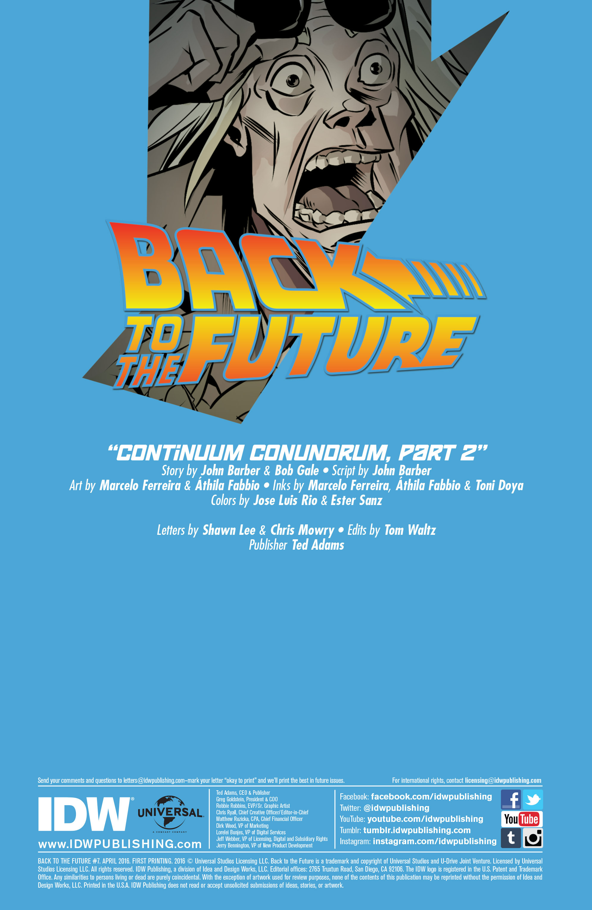 Read online Back to the Future (2015) comic -  Issue #7 - 2