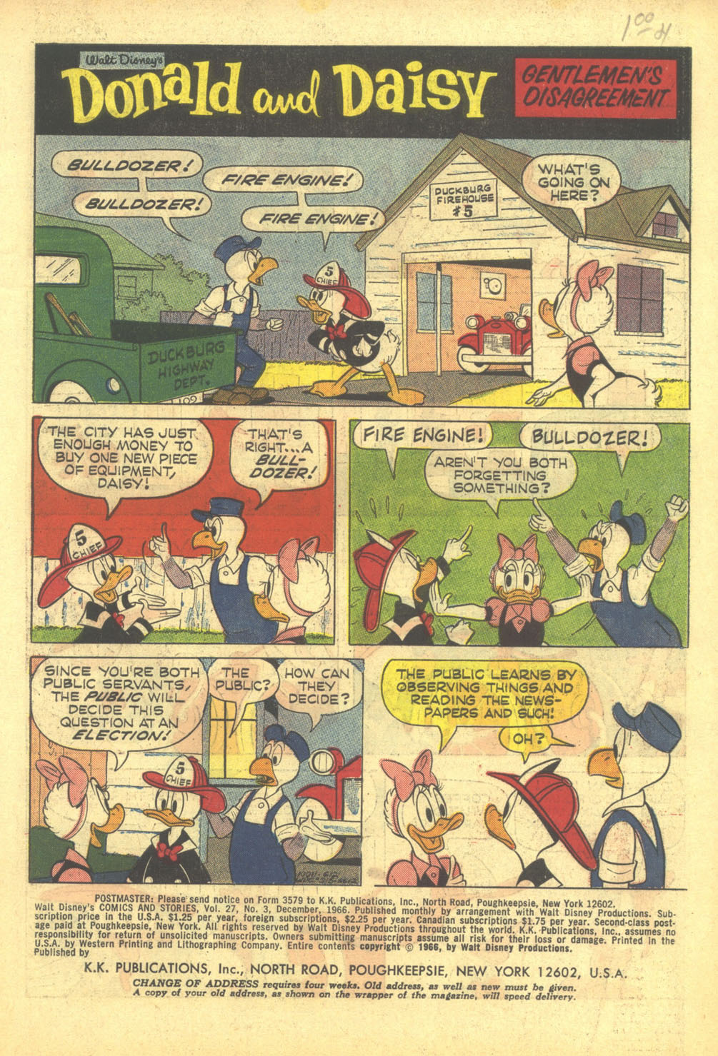 Walt Disney's Comics and Stories issue 315 - Page 3