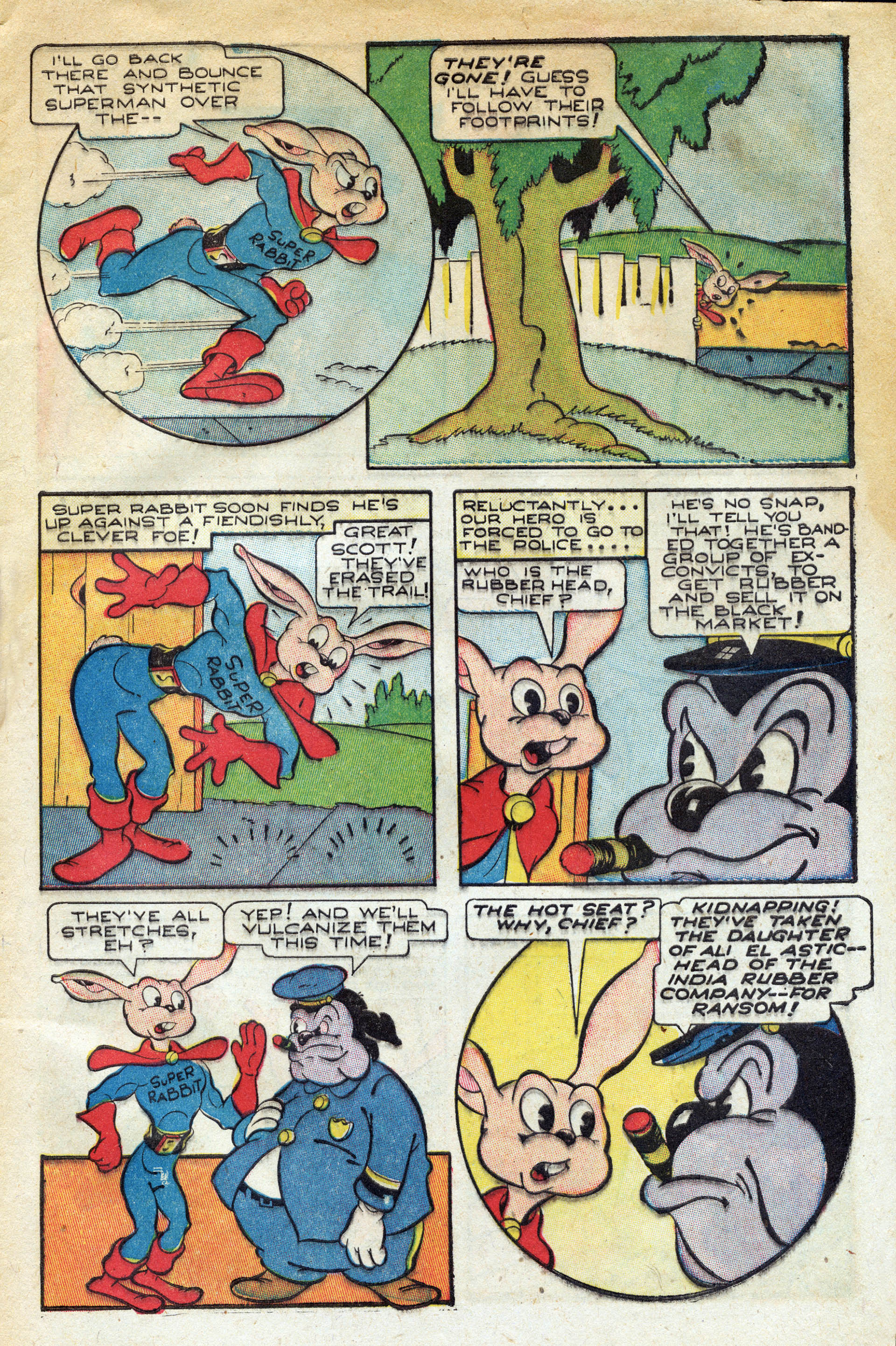 Read online Super Rabbit comic -  Issue #4 - 5