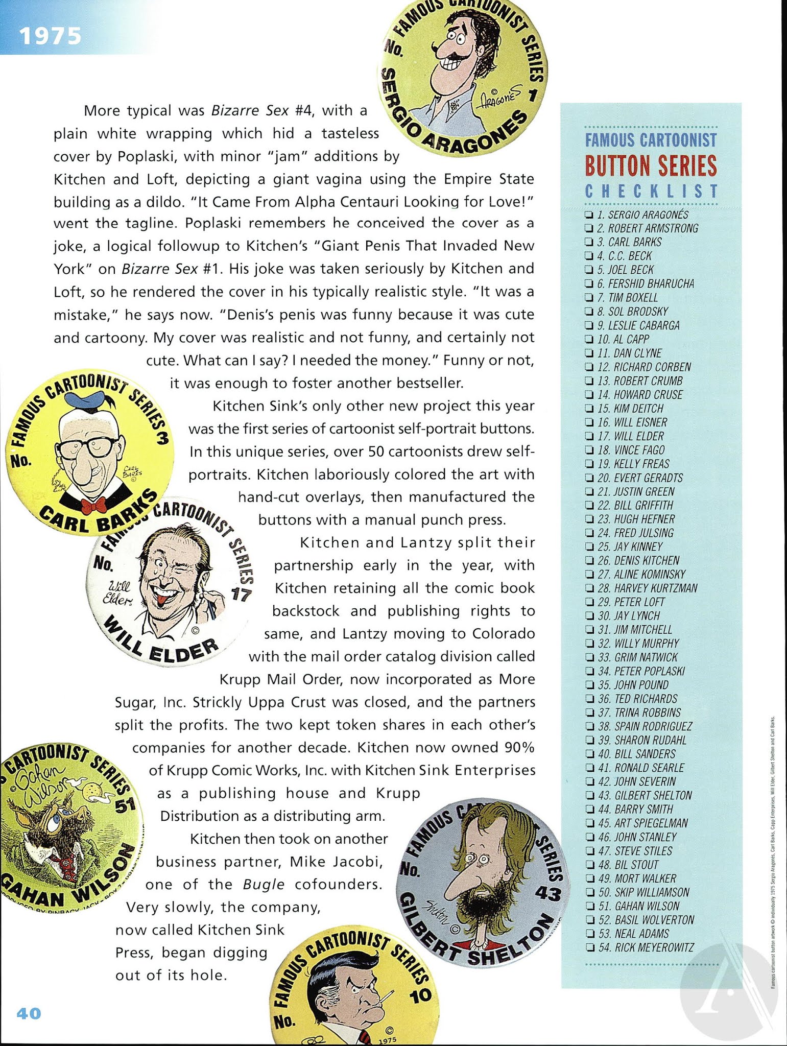 Read online Kitchen Sink Press: The First 25 Years comic -  Issue # TPB - 42