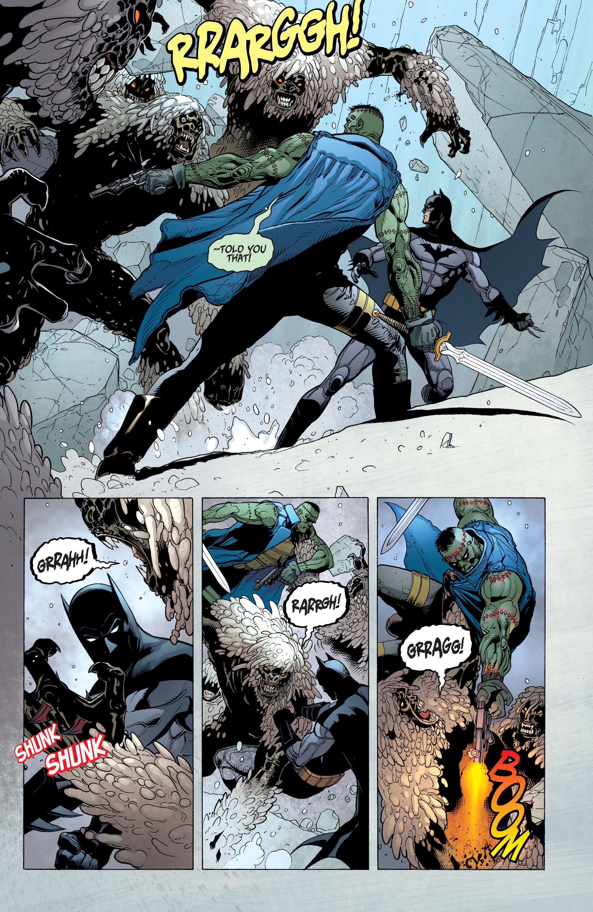 Read online Batman and Robin (2011) comic -  Issue #31 - Batman and Frankenstein - 15