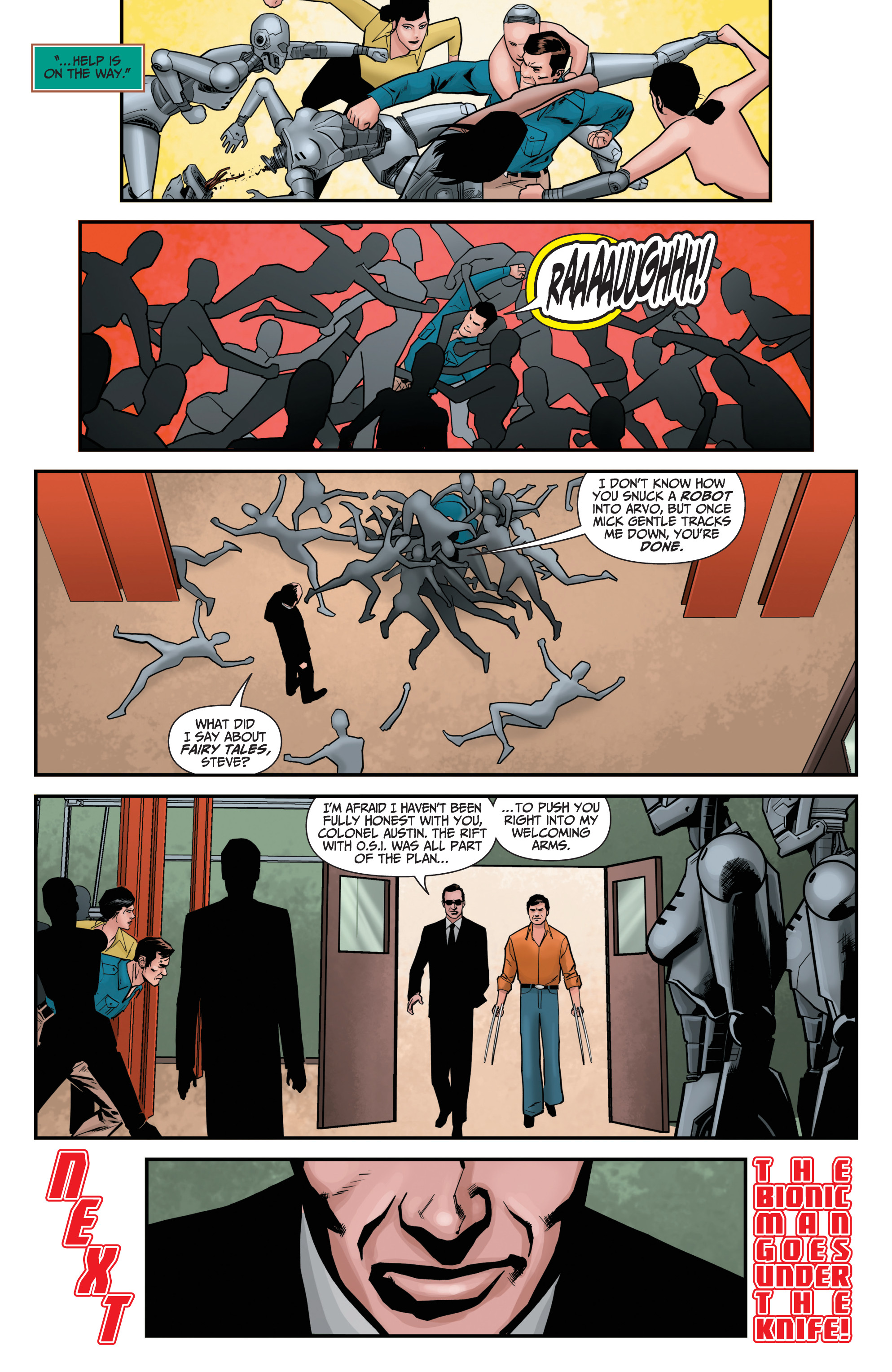 Read online The Six Million Dollar Man: Fall of Man comic -  Issue #4 - 23