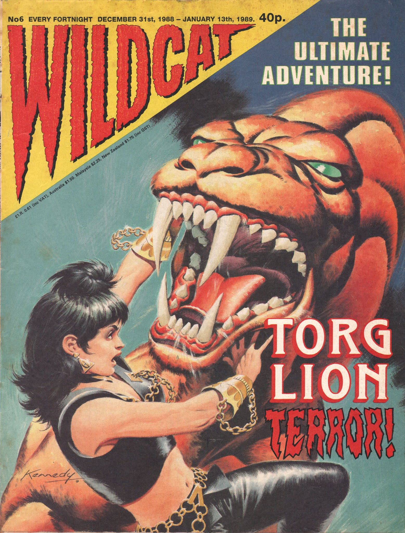 Read online Wildcat comic -  Issue #6 - 1
